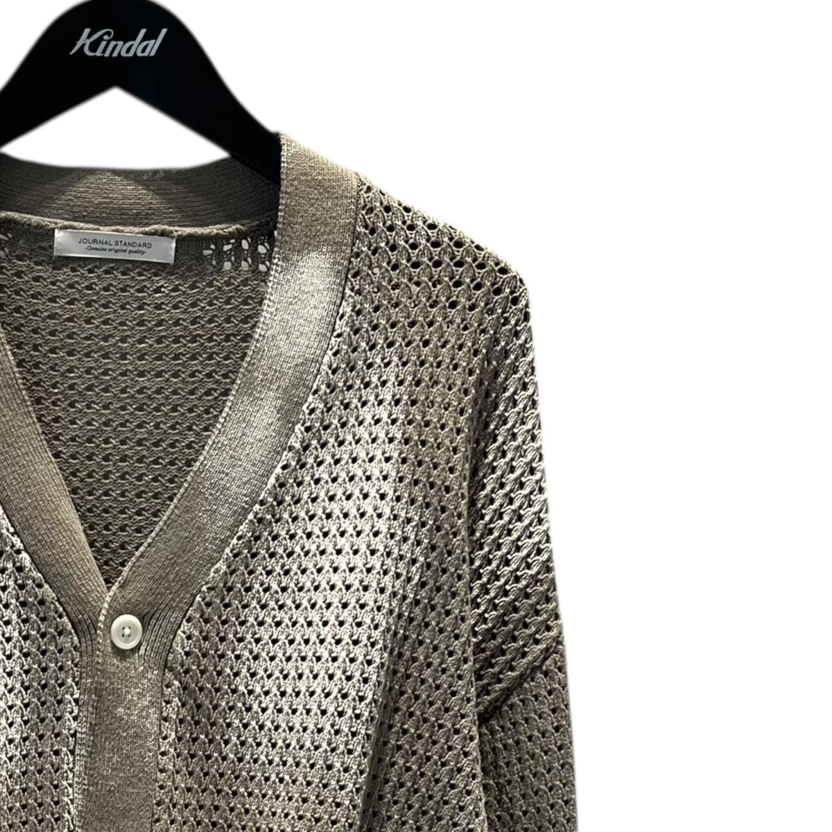 JOURNAL STANDARD ブリーチ柄ニットメッシュカーディガン25080600900010 古着・中古-3枚目のアイテム画像