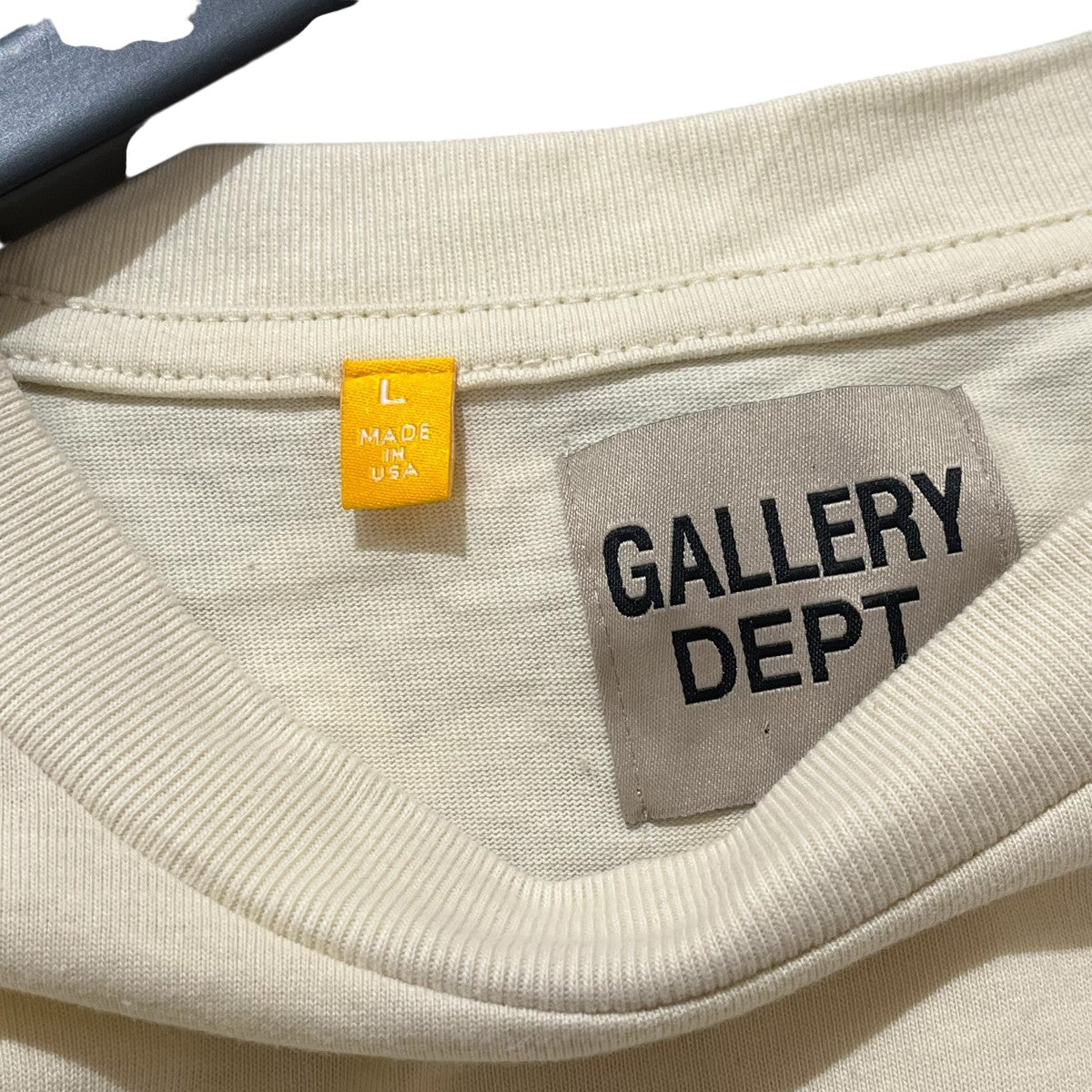 GALLERY DEPT(ギャラリー デプト) DRIVE THRU TEETシャツ アイボリー