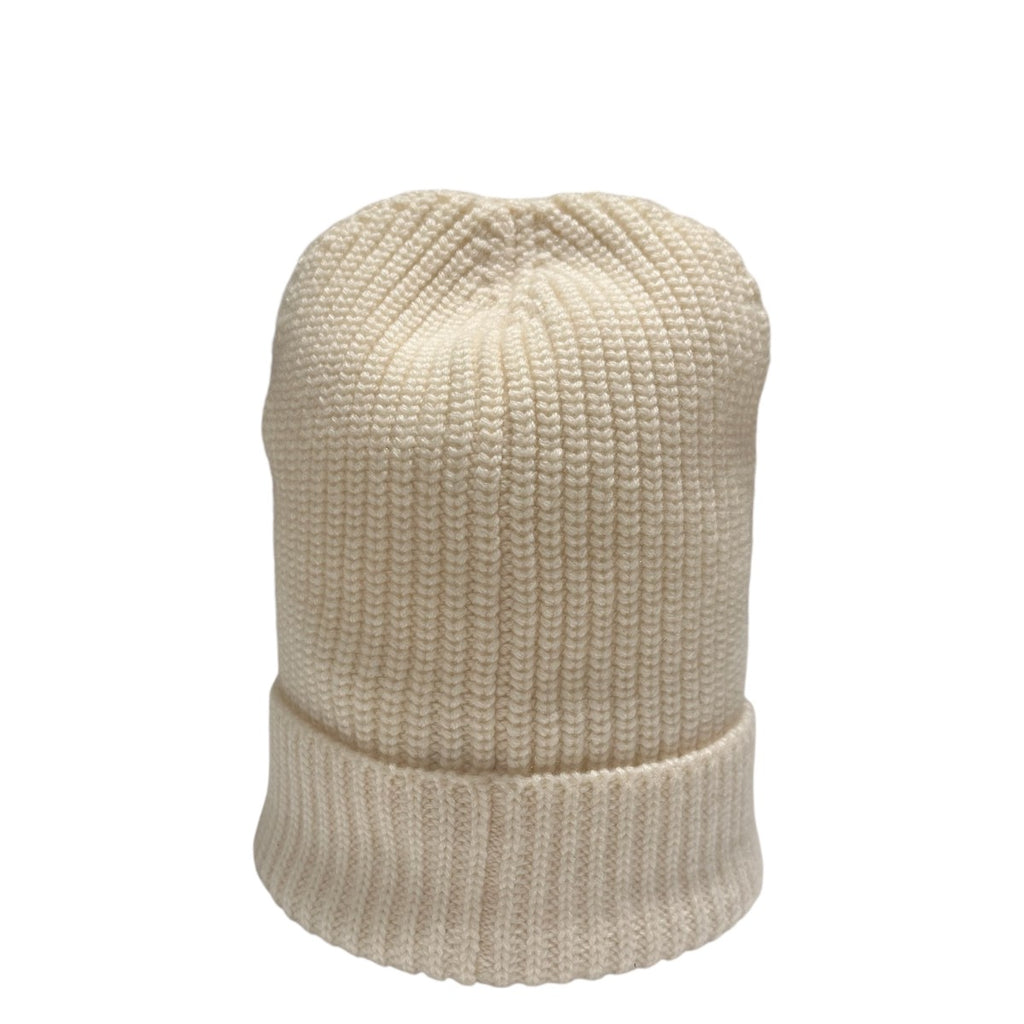 CELINE(セリーヌ) cashmere100％ロゴ刺繍ニットキャップ2AG83207O 