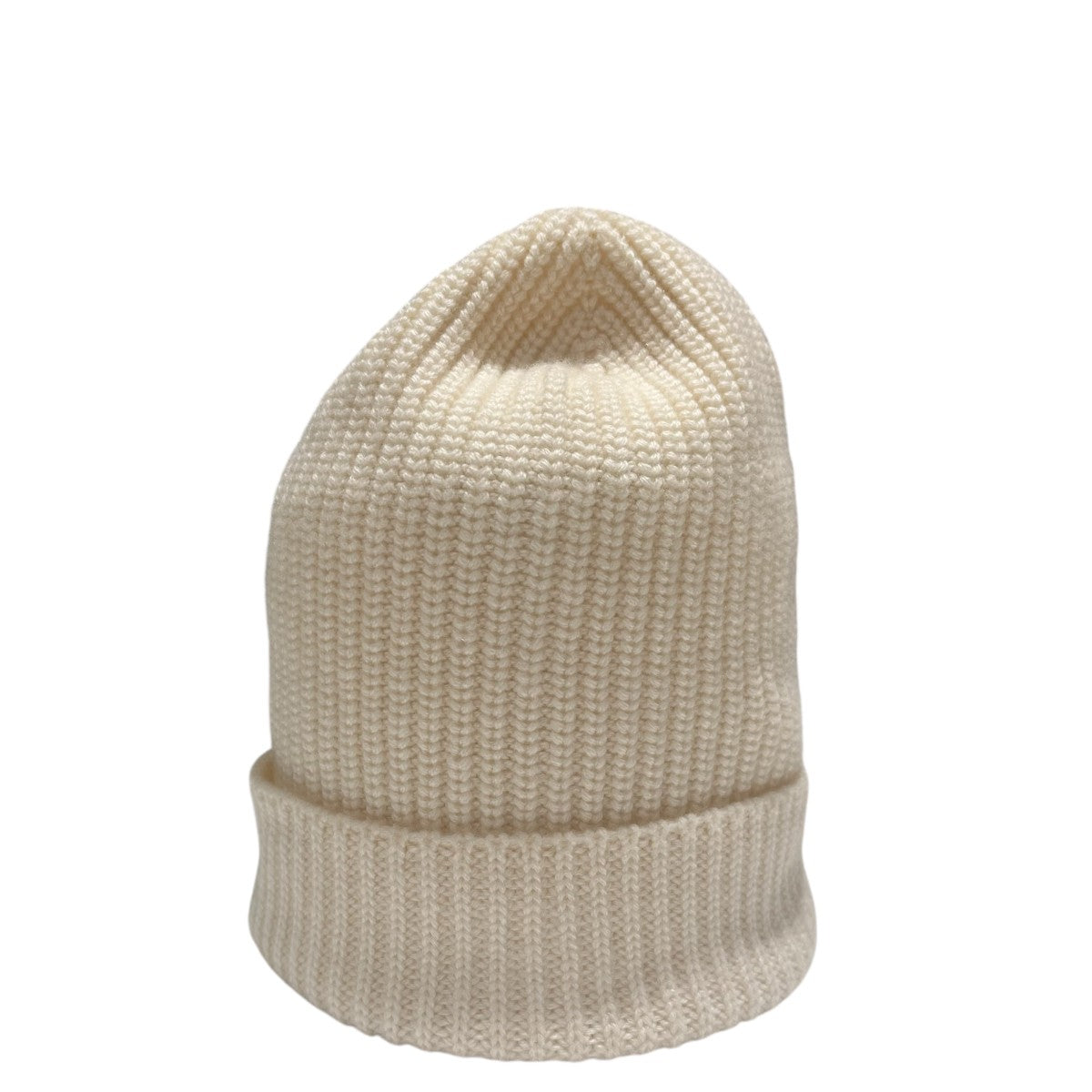 cashmere100％ロゴ刺繍ニットキャップ2AG83207O