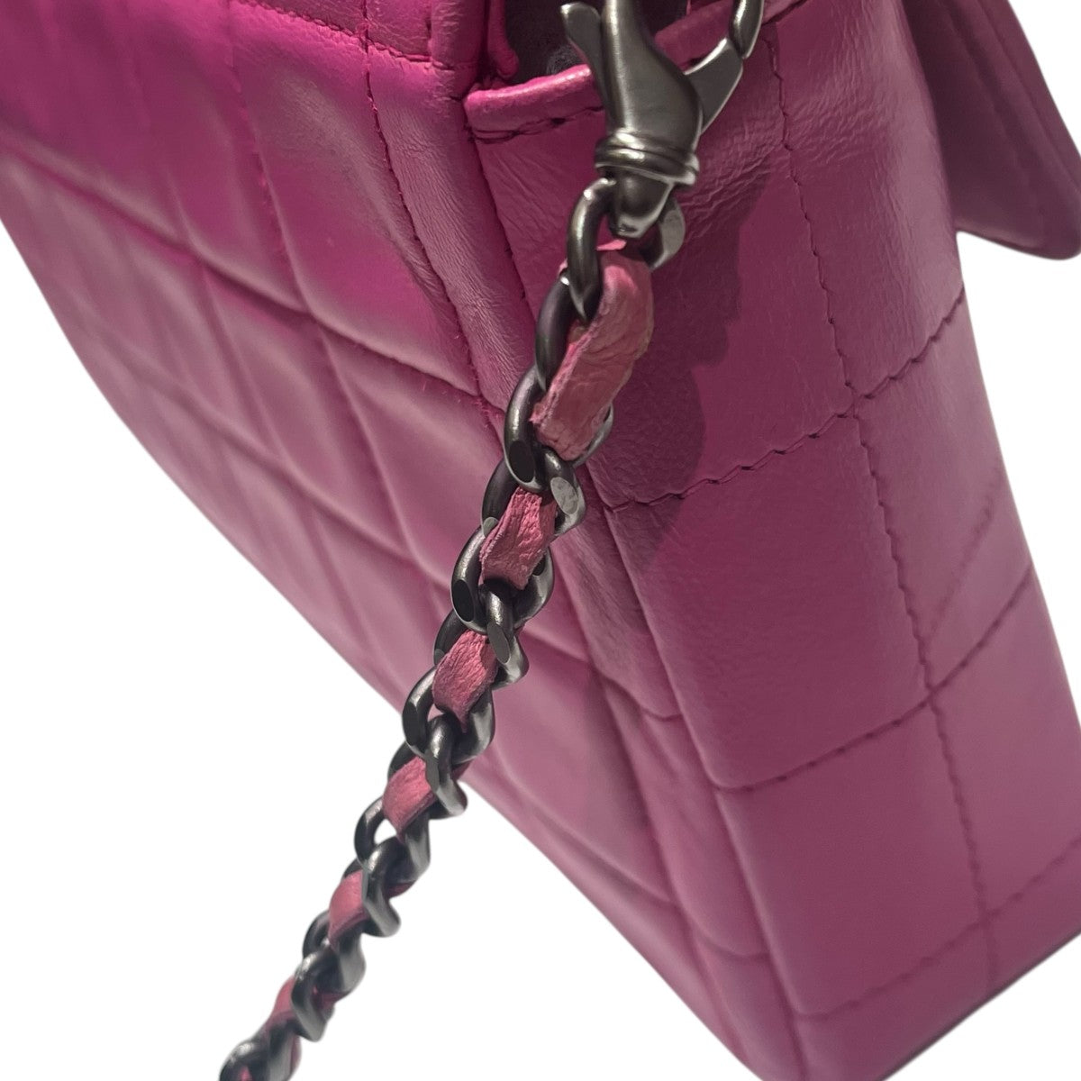 CHANEL(シャネル) チョコバーチェーンショルダーバッグ 631**** ピンク