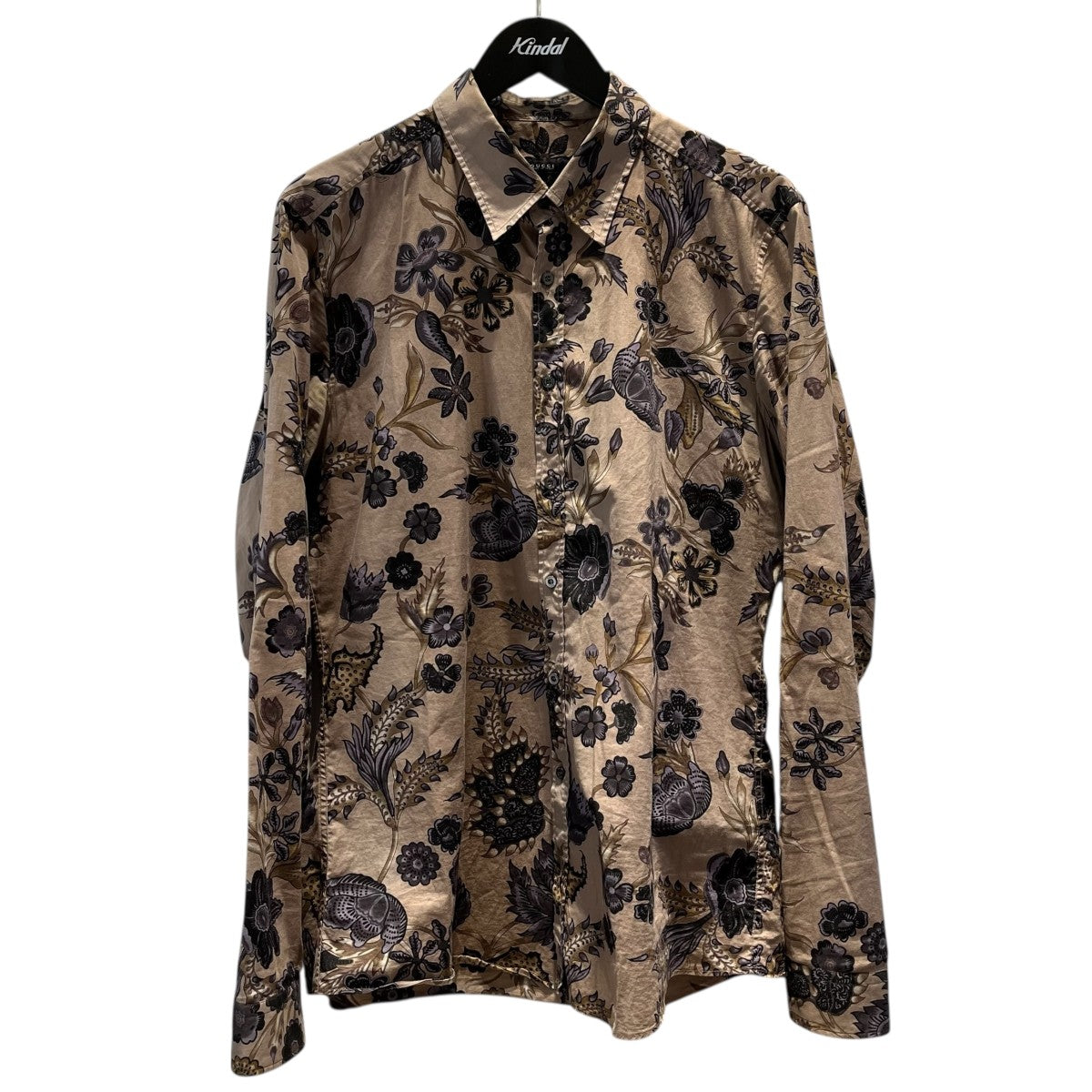 GUCCI(グッチ) 花柄長袖シャツ309114 Z4627 309114 Z4627 ダークピンク