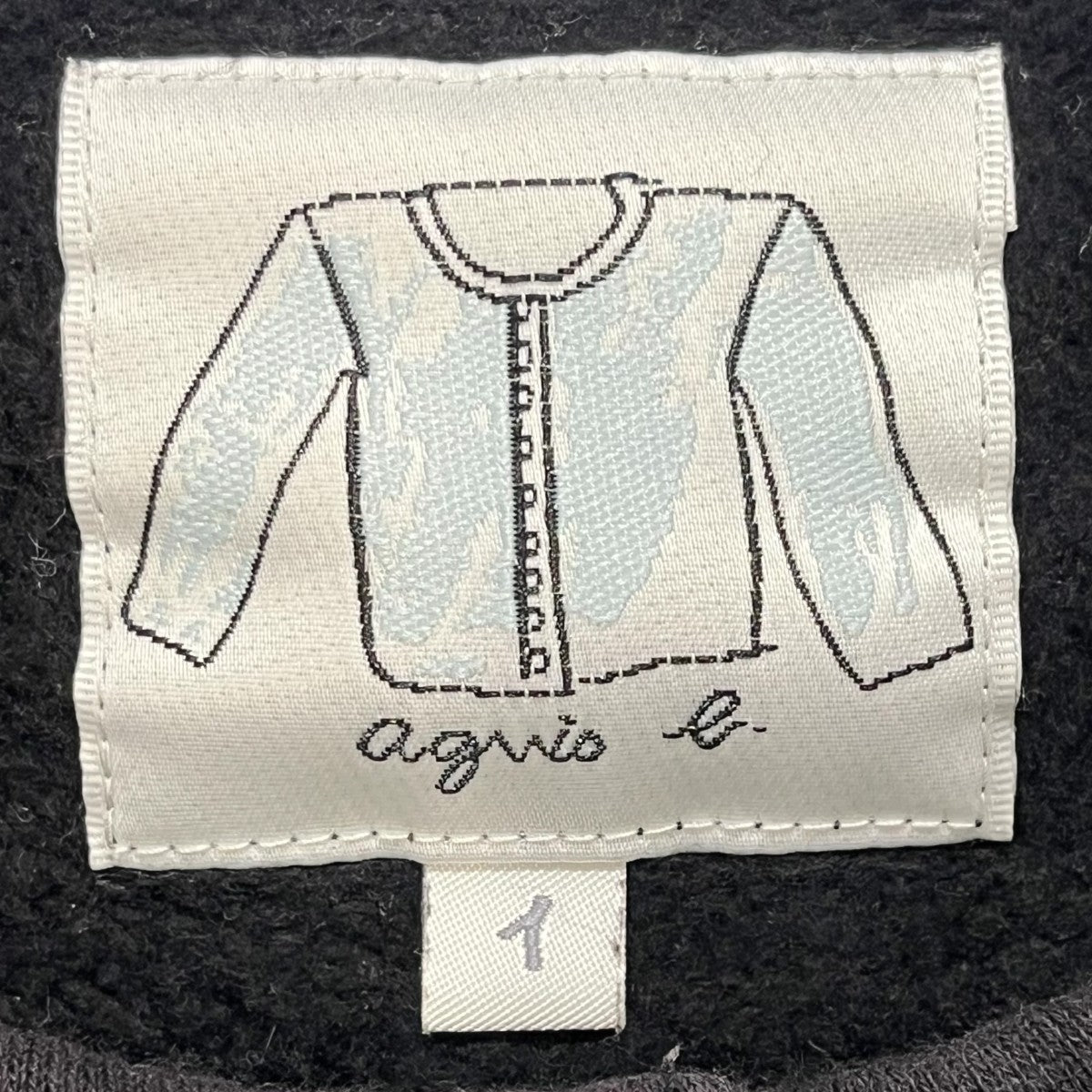 agnes b 短丈カーディガン0267M001 H19 古着・中古-5枚目のアイテム画像