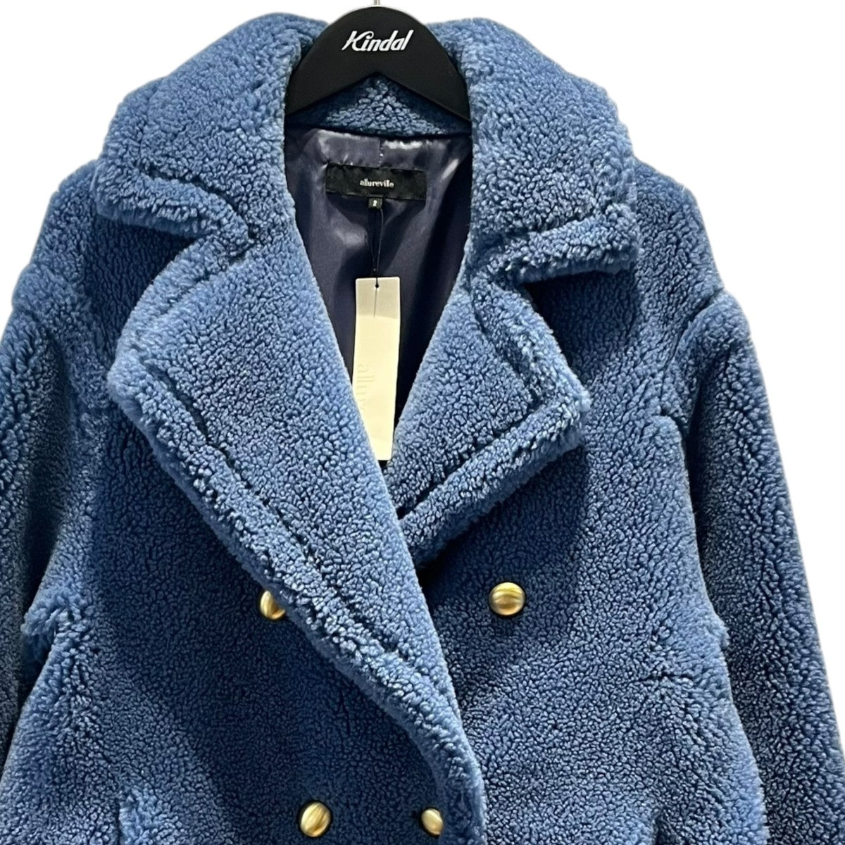 ウールMIXボアピーコート202320-17-080-02-020