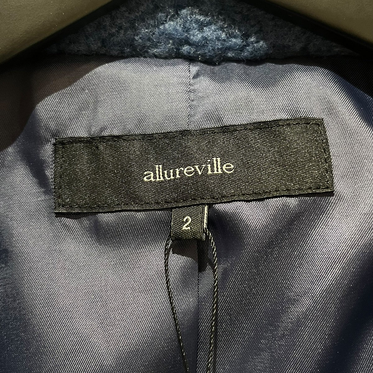 ウールMIXボアピーコート202320-17-080-02-020