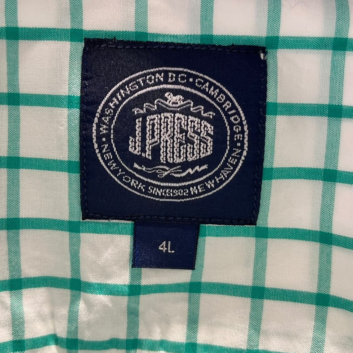 チェック長袖シャツ456080