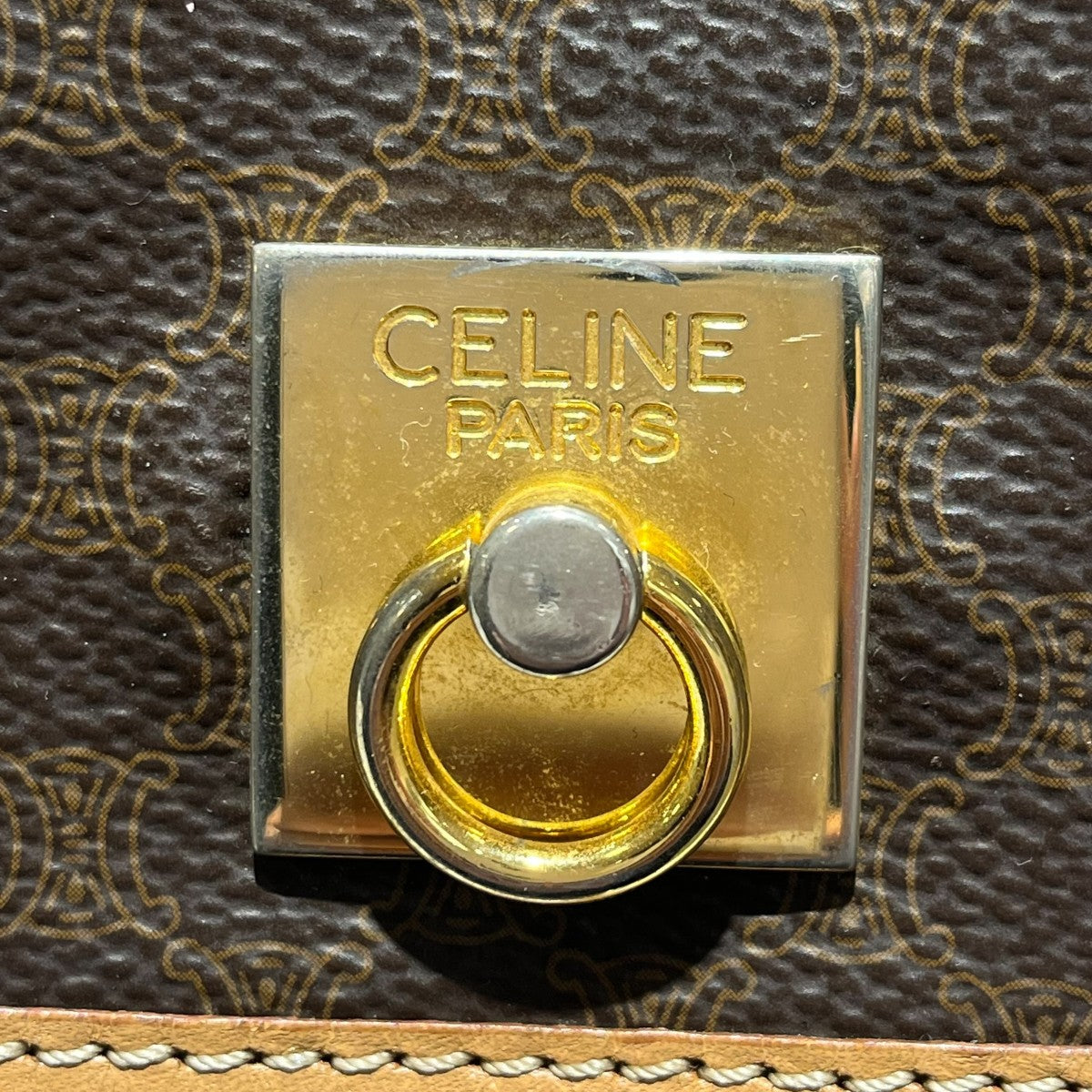 マカダム柄 ロゴストラップバックパック