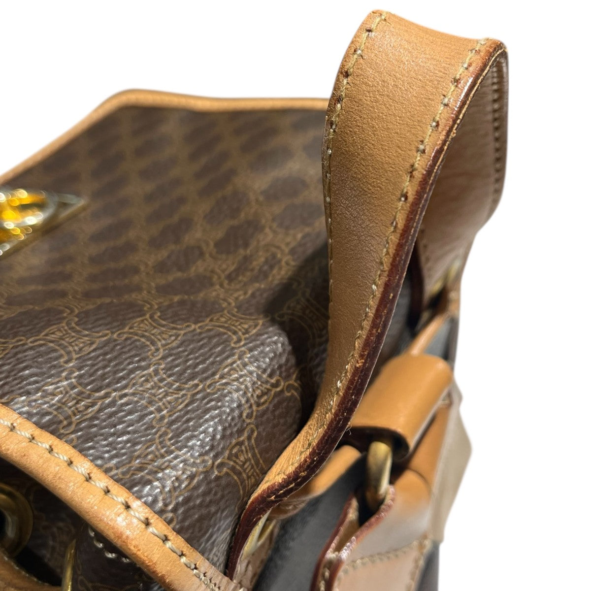 マカダム柄 ロゴストラップバックパック