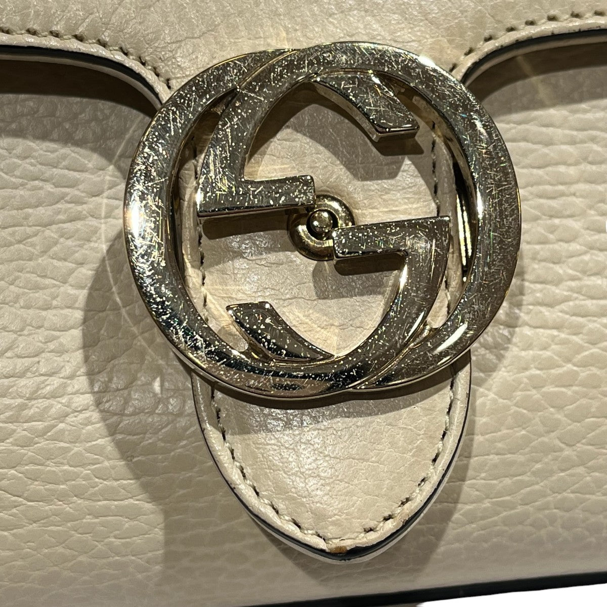 GUCCI インターロッキングチェーンショルダーバッグ607720 古着・中古-5枚目のアイテム画像