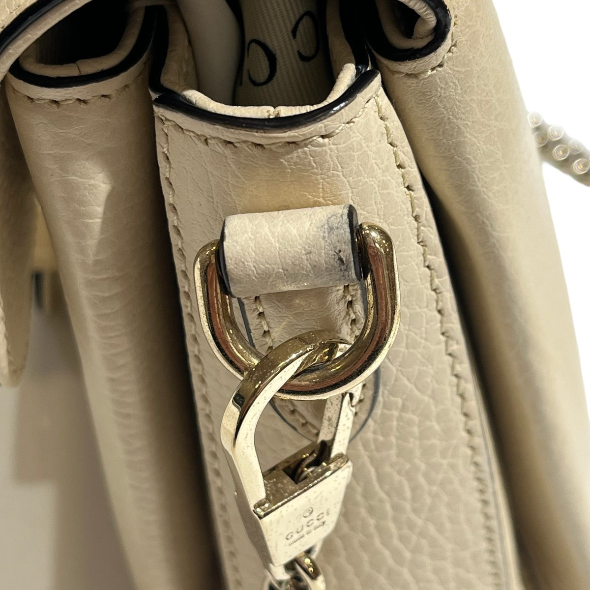 GUCCI インターロッキングチェーンショルダーバッグ607720 古着・中古-9枚目のアイテム画像