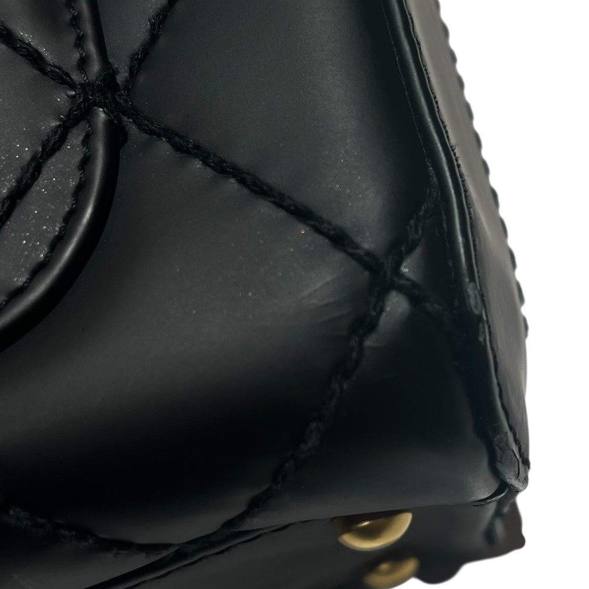 CHANEL(シャネル) ワイルドステッチハンドバッグ 834**** ブラック