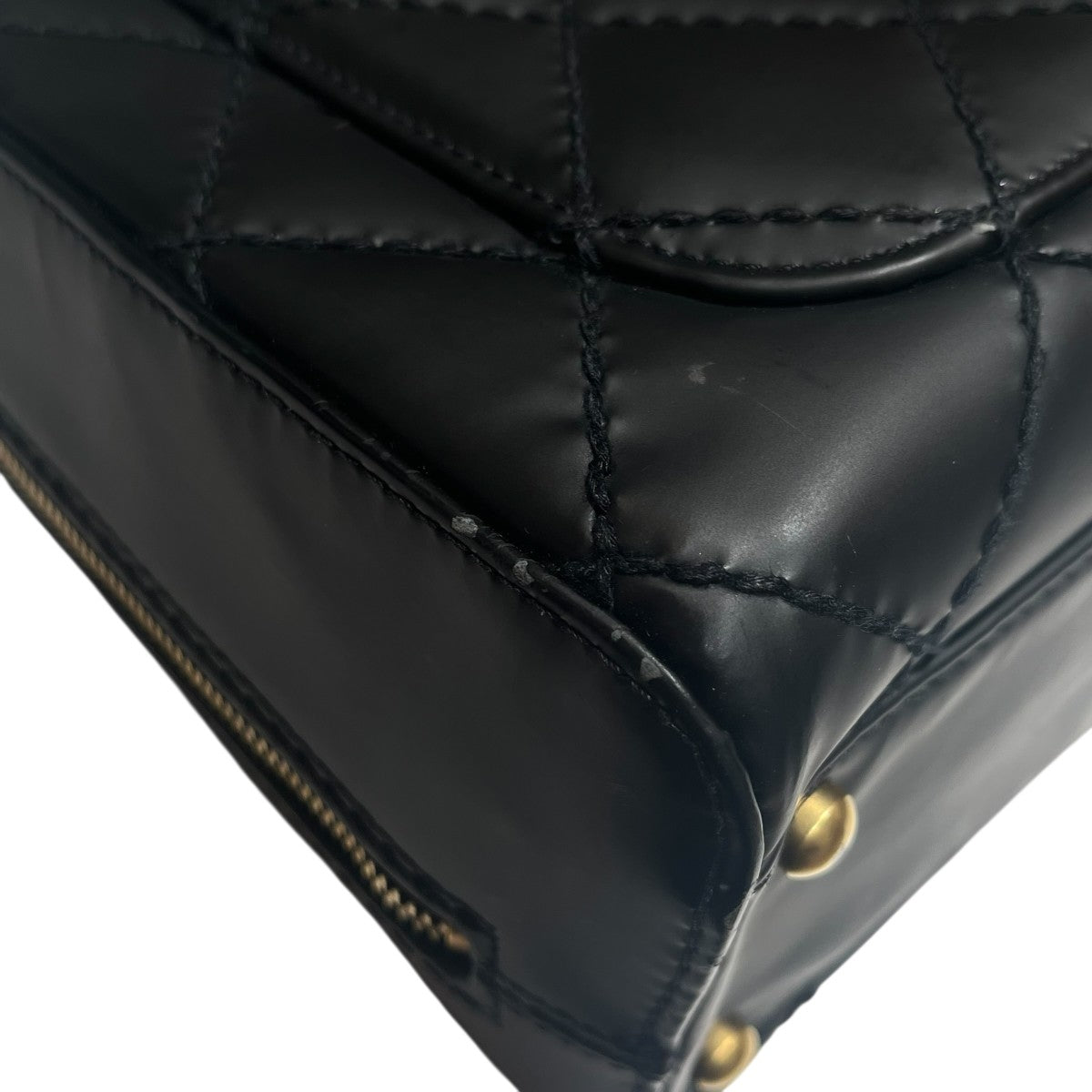 CHANEL(シャネル) ワイルドステッチハンドバッグ 834**** ブラック