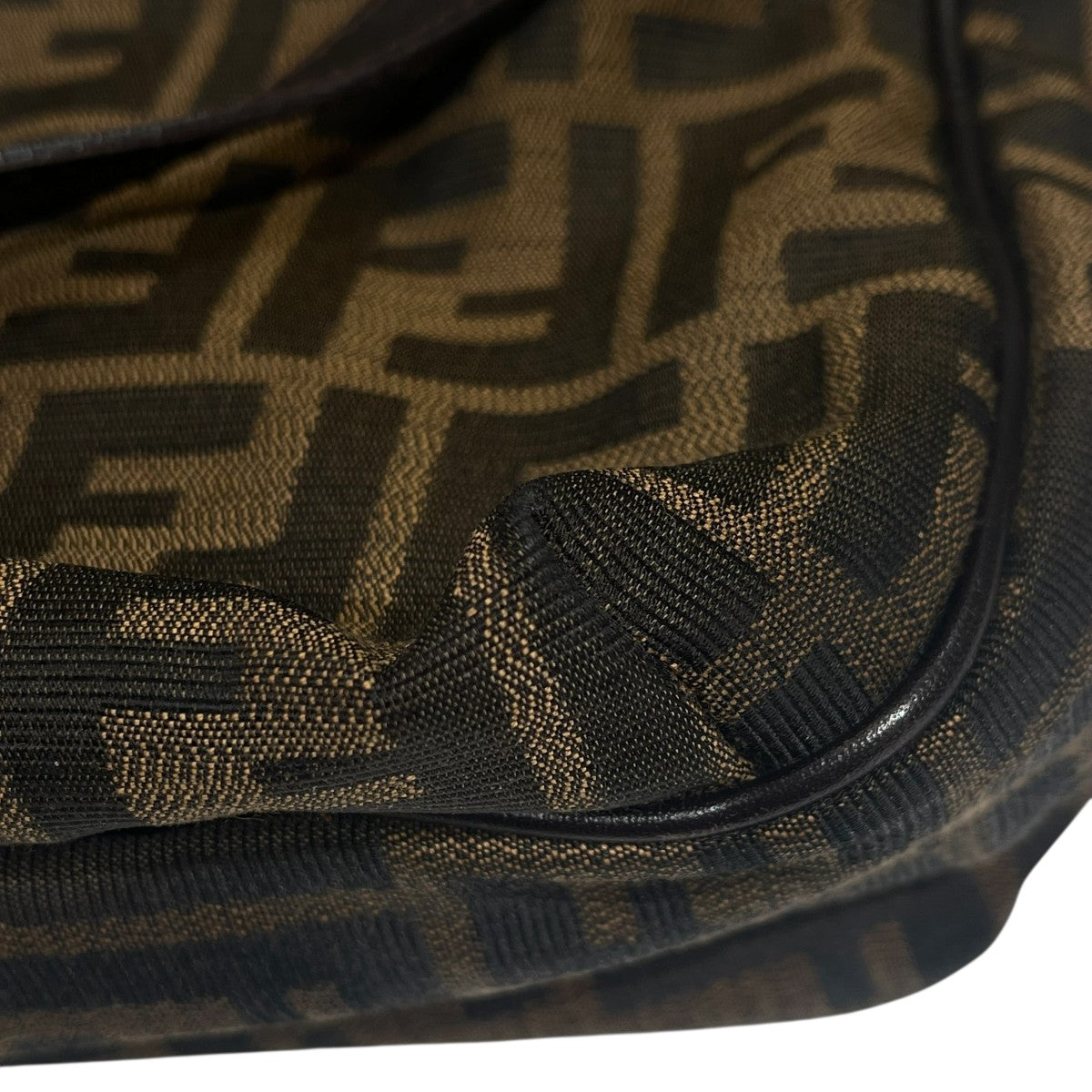 FENDI(フェンディ) ズッカ柄ハンドバッグ8BH156 8BH156 - ブラウン