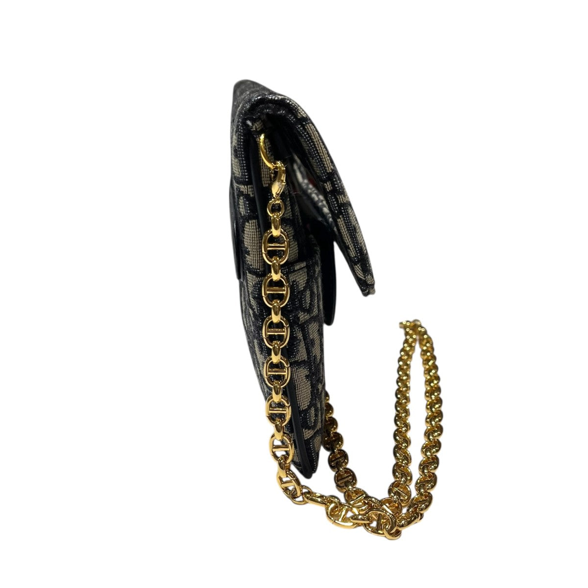 オブリークチェーンクラッチバッグﾓﾝﾃｰﾆｭ