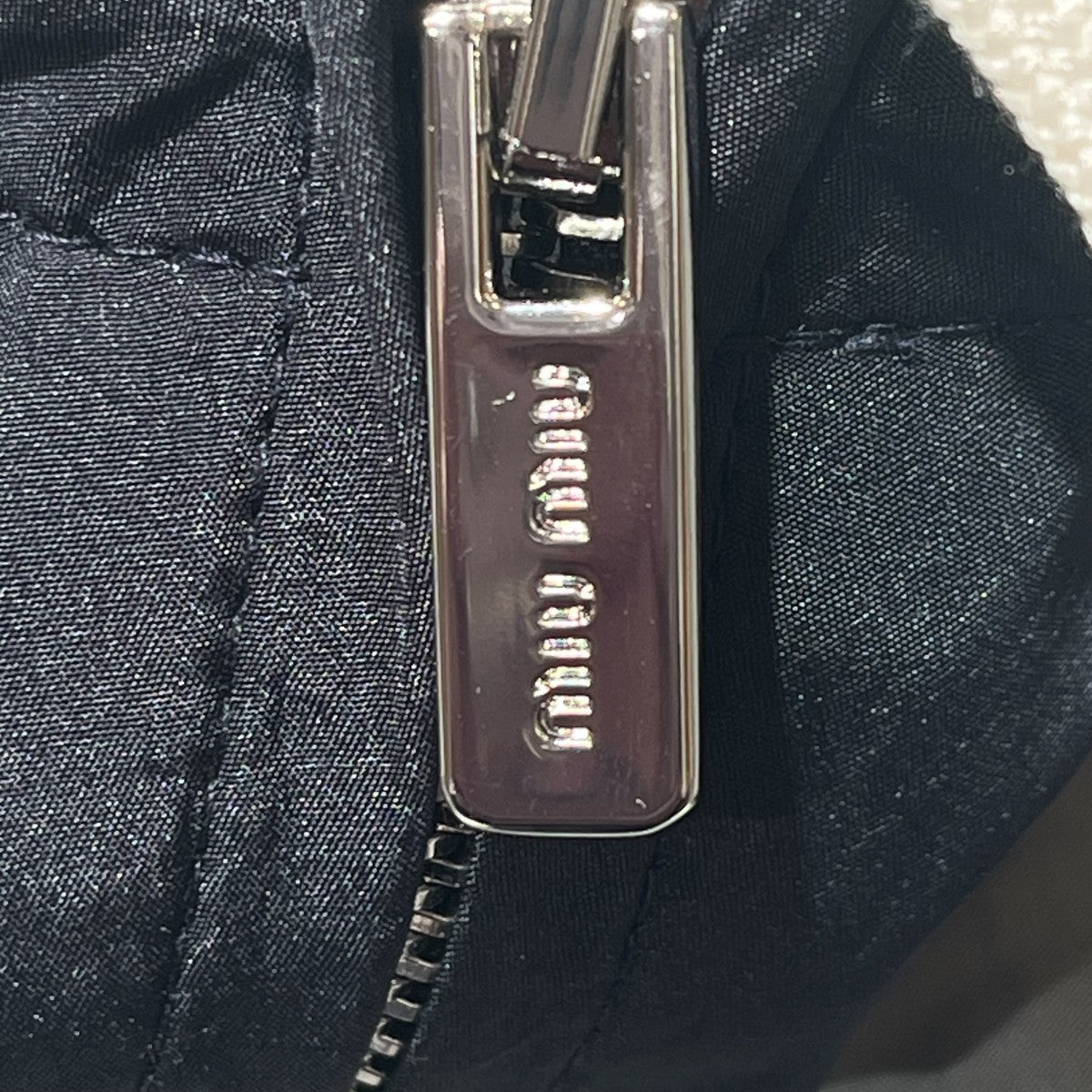 MIU MIU(ミュウミュウ) テクニカルシルクジップブルゾンML1220 ML1220