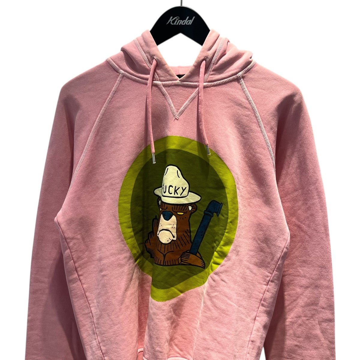 DSQUARED2 プリント柄 ウォッシュ加工フーディーS74GU0248 古着・中古-4枚目のアイテム画像