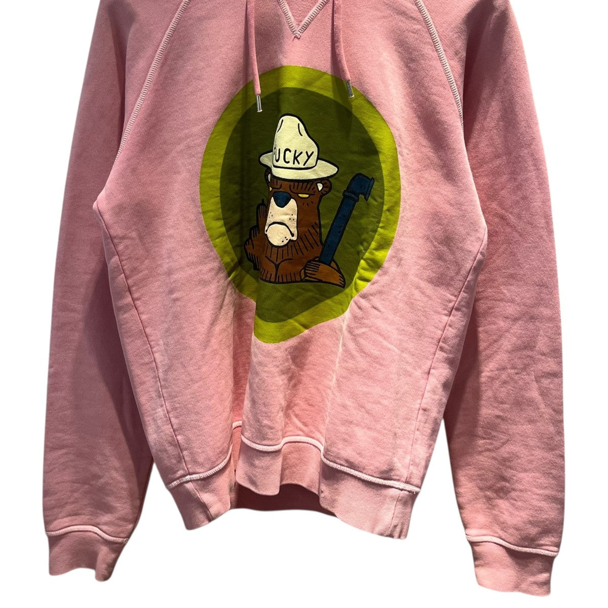 DSQUARED2 プリント柄 ウォッシュ加工フーディーS74GU0248 古着・中古-5枚目のアイテム画像
