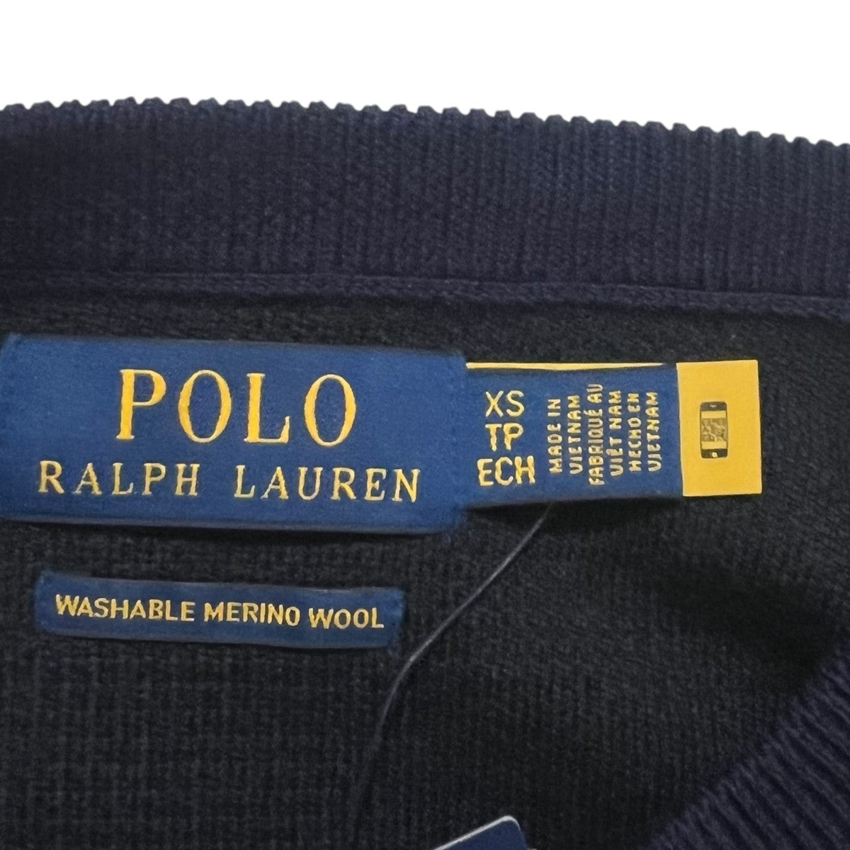 POLO RALPH LAUREN ブラックウォッチ ワンポイントセーター710959573001 古着・中古-5枚目のアイテム画像