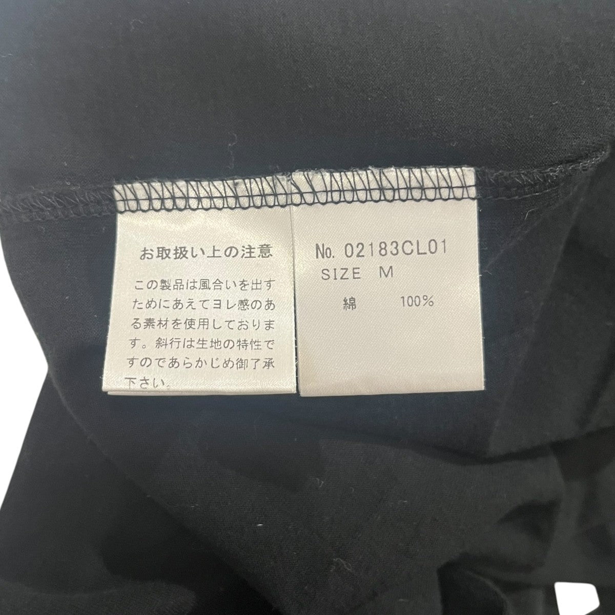 長袖カットソー02183CL01