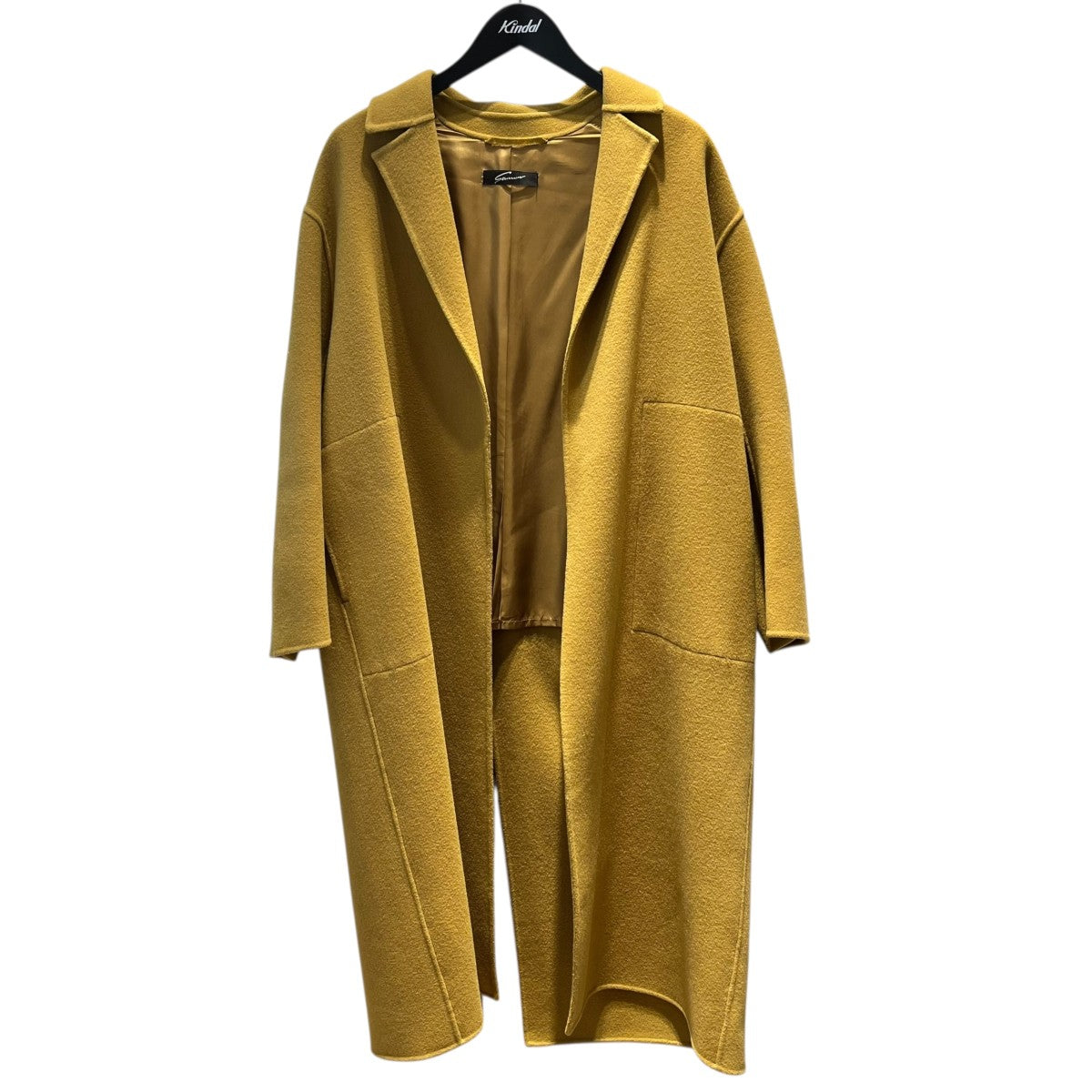 スタニングルアー イエローウールコート 中古・古着通販】STUNNING LURE (スタニングルアー) ステンカラー