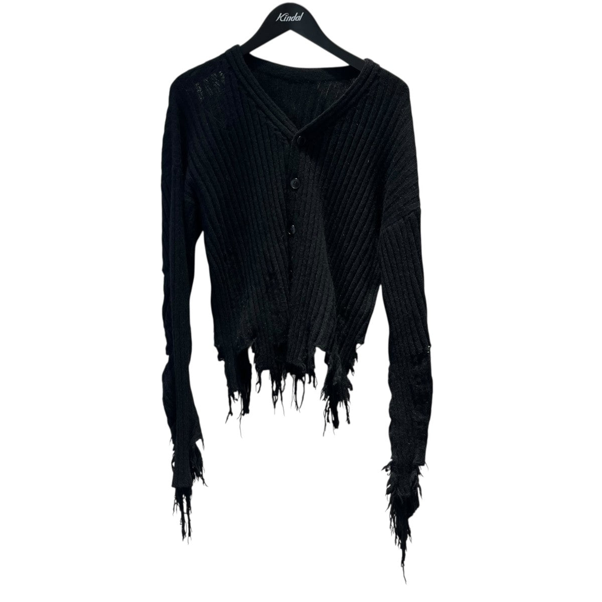 LIMI feu(リミフゥ) 25AWニットカーディガンLL-K02-160 CRUSHED RIB