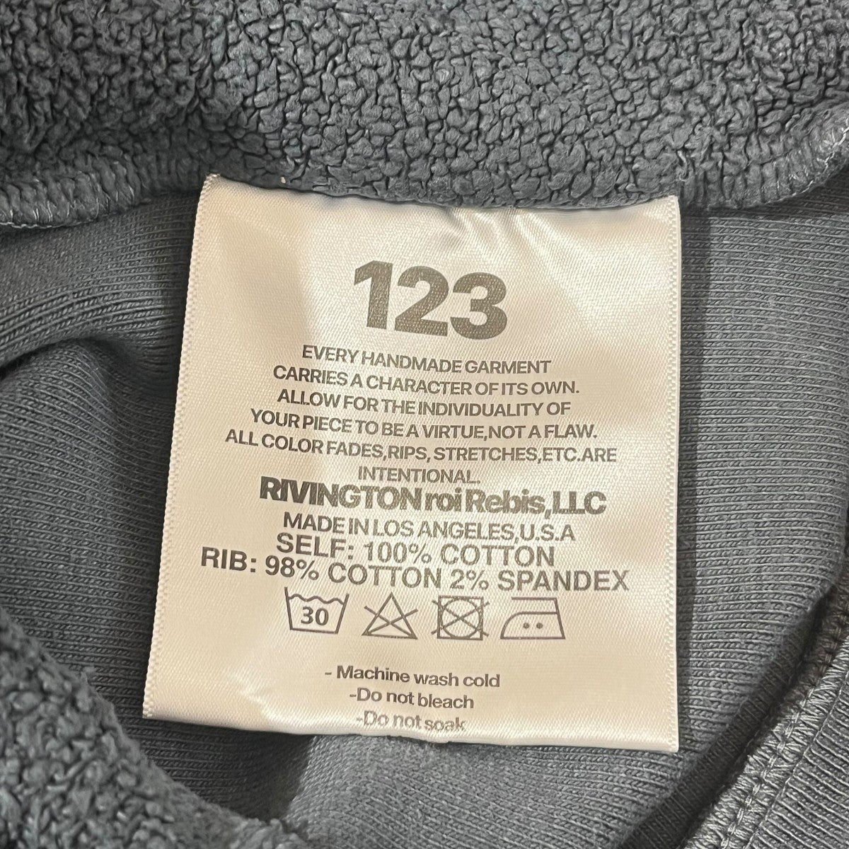 rivington roi rebis RRR-123 GYM BAG CVA HOODIEプルオーバーパーカー 古着・中古-6枚目のアイテム画像