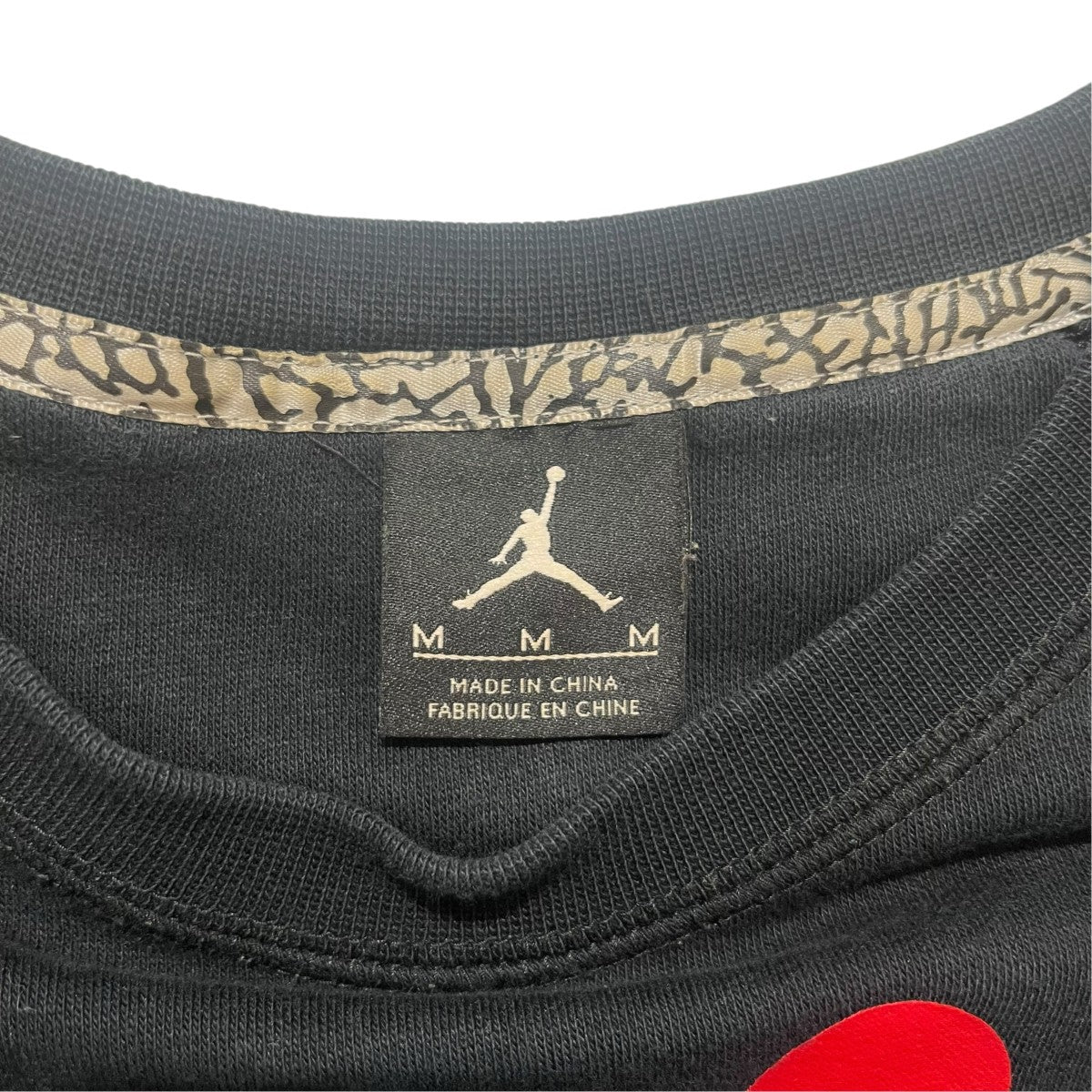 NIKE ジャンプマン グラフィック ブラッシュド クルー スウェット長袖スウェット875043-010 古着・中古-6枚目のアイテム画像