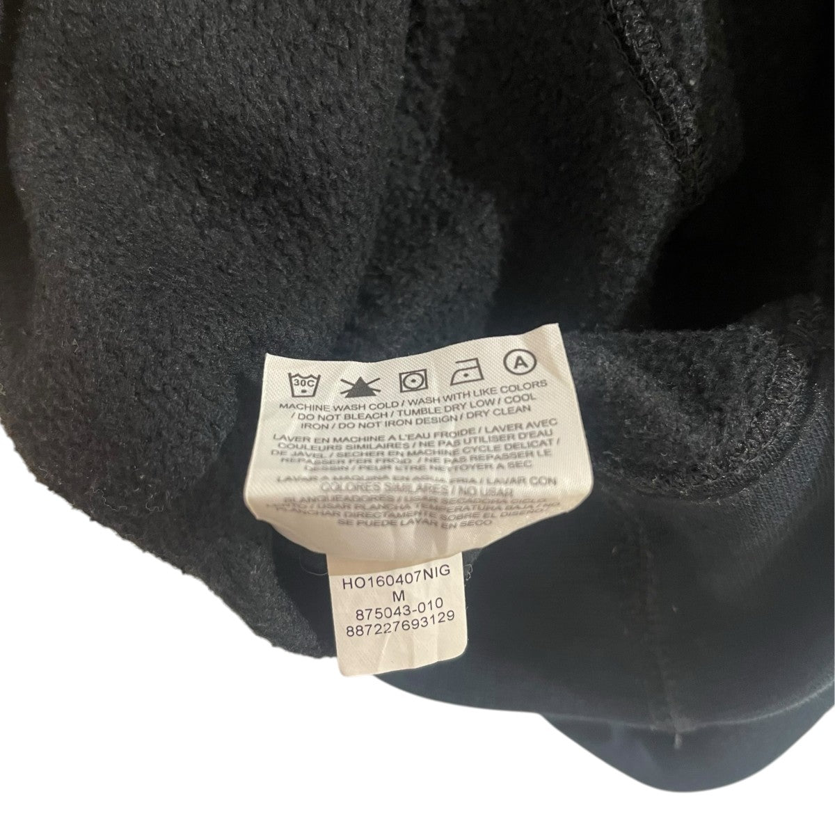 NIKE ジャンプマン グラフィック ブラッシュド クルー スウェット長袖スウェット875043-010 古着・中古-8枚目のアイテム画像
