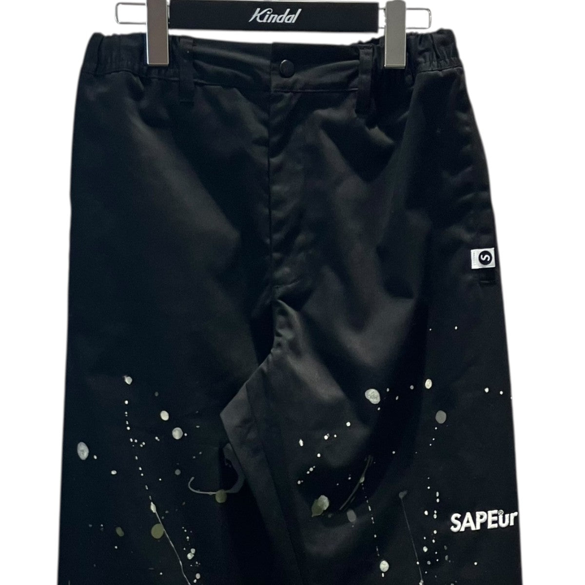 SAPEUR ブラック スケートパンツ SAPEur(サプール) SKATE PAINT CHINO PANTSイージーパンツ ブラック