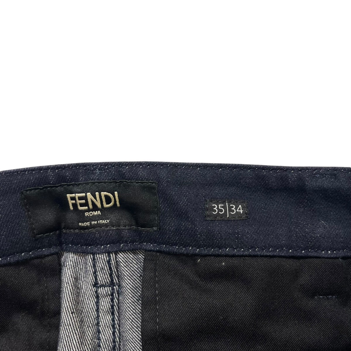 FENDI ロゴパッチタックデニムパンツFLP287 古着・中古-5枚目のアイテム画像
