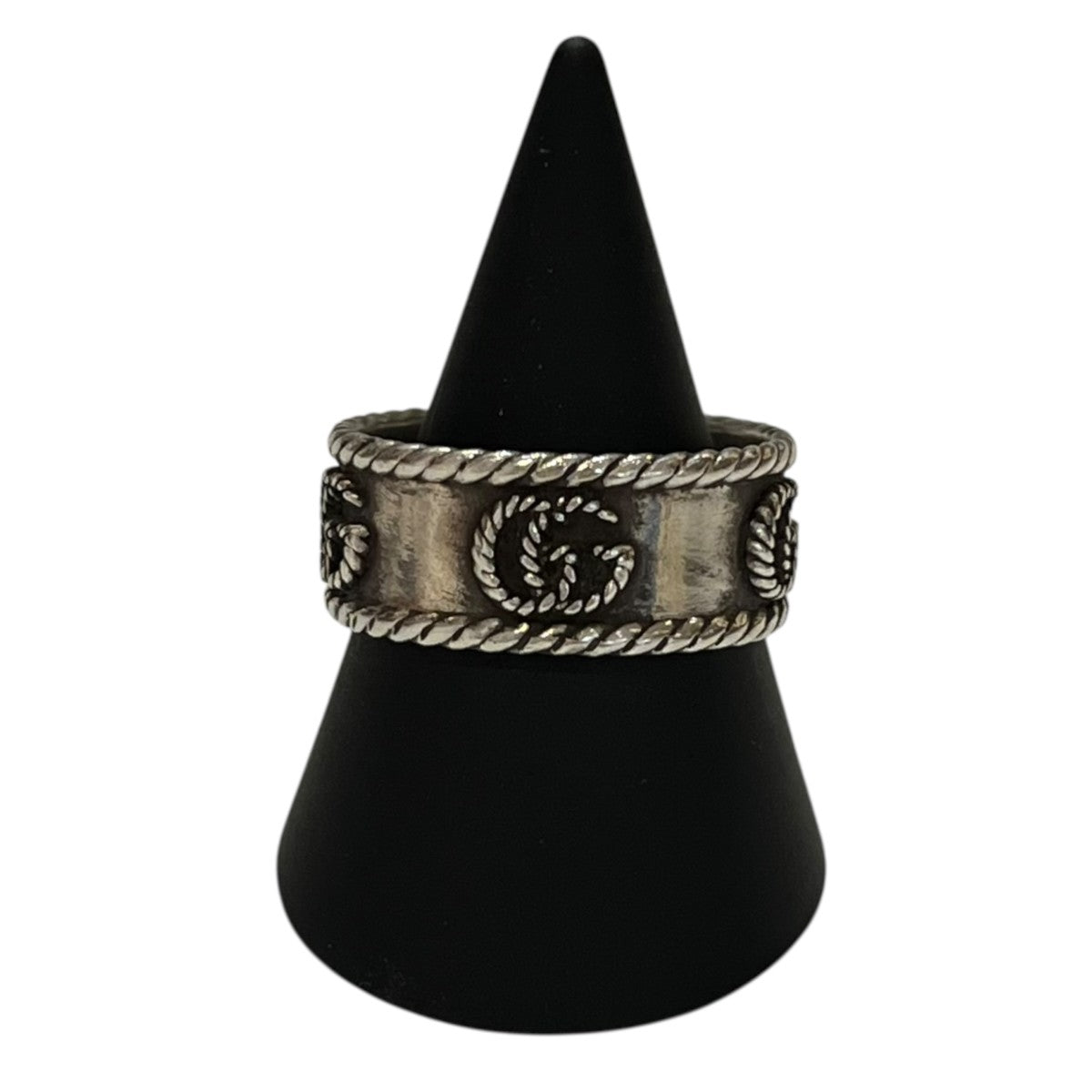 GUCCI ﾀﾞﾌﾞﾙGリング 古着・中古-2枚目のアイテム画像