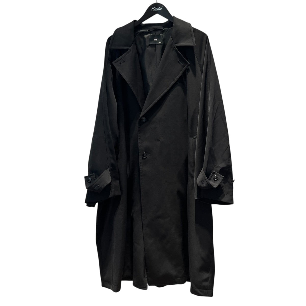 HARE(ハレ) 無地ロングコートHA030417AD HA030417AD ブラック サイズ S
