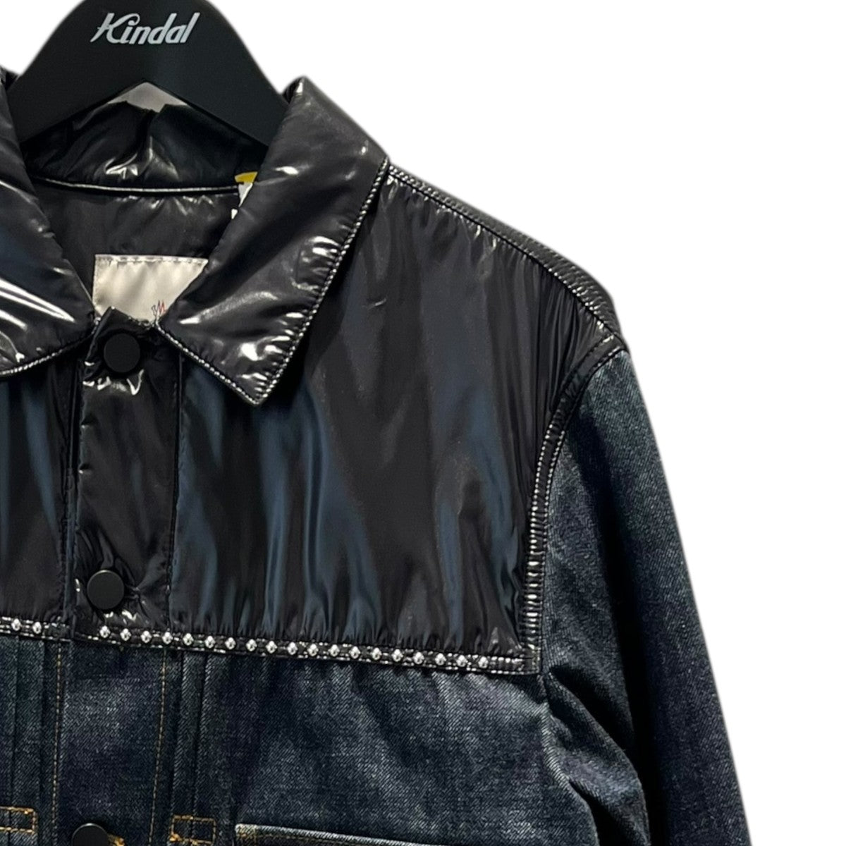 MONCLER×FRAGMENT DESIGN HIROSHI FUJIWARA BLUEGRASS GIUBBOTTOデニムジャケットE109U4000450 古着・中古-3枚目のアイテム画像