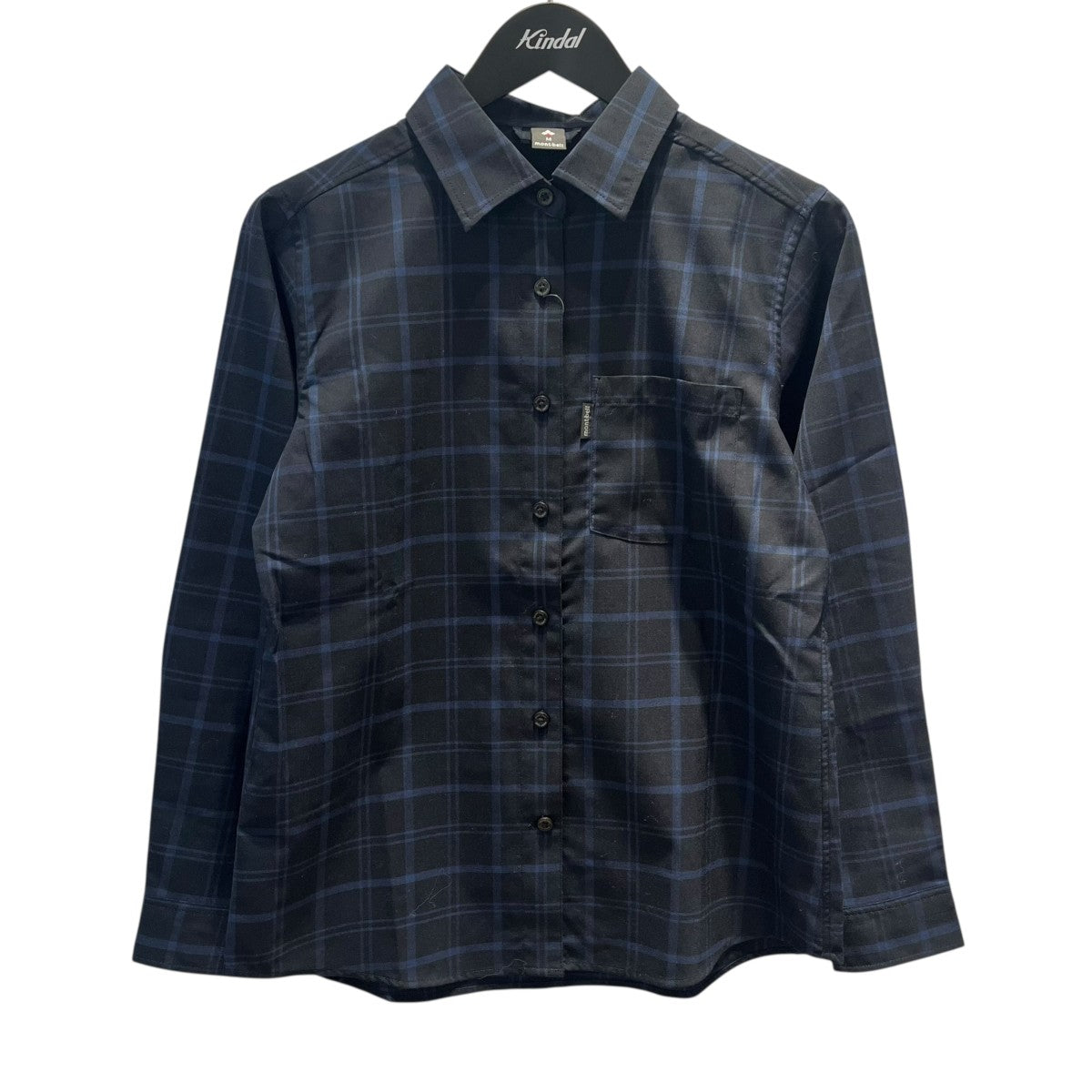 mont-bell メリノウール ライトロングスリーブシャツチェックシャツ1114622 古着・中古-1枚目のアイテム画像