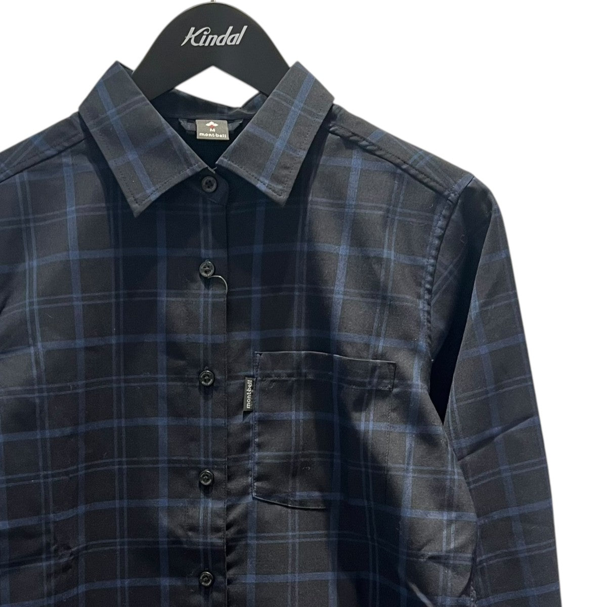 mont-bell メリノウール ライトロングスリーブシャツチェックシャツ1114622 古着・中古-3枚目のアイテム画像
