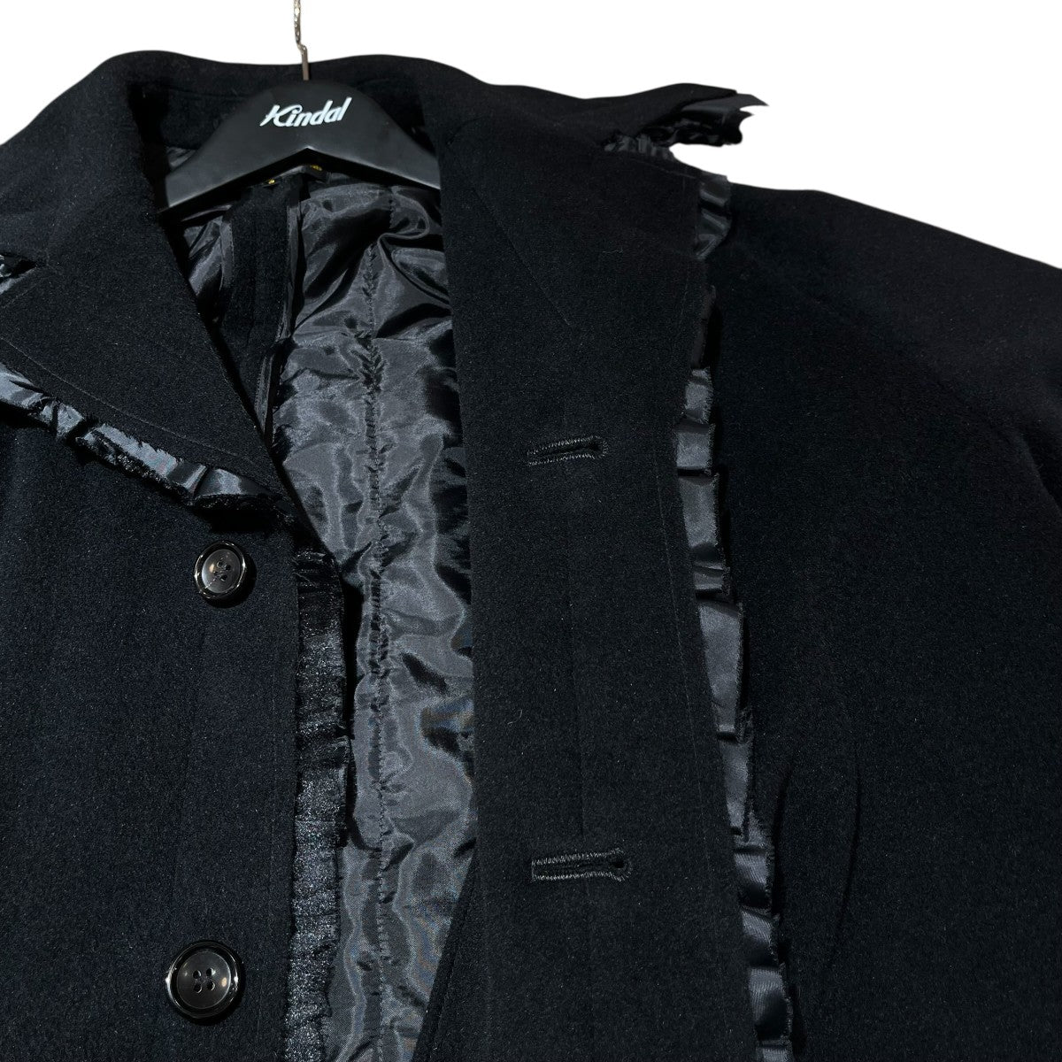 COMME des GARCONS(コムデギャルソン) AD2018フリルデザイン中綿コート COMME des GARCONS(コムデギャルソン) AD2018フリルデザイン中綿コート