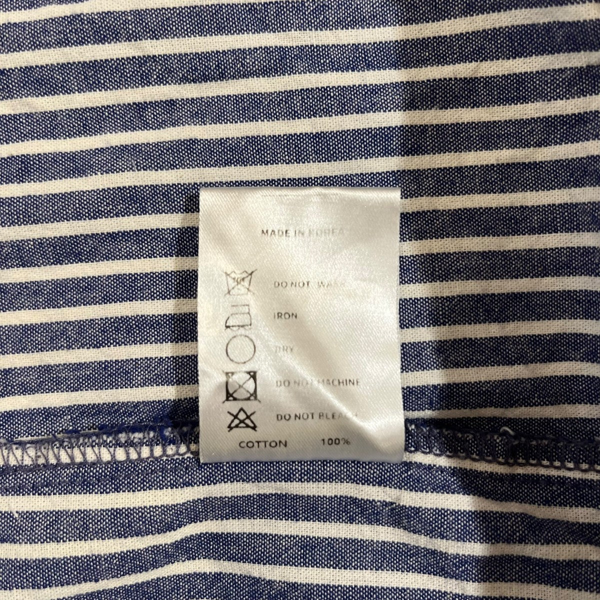 Wide Layered Oxford Shirtストライプボタンダウンシャツ