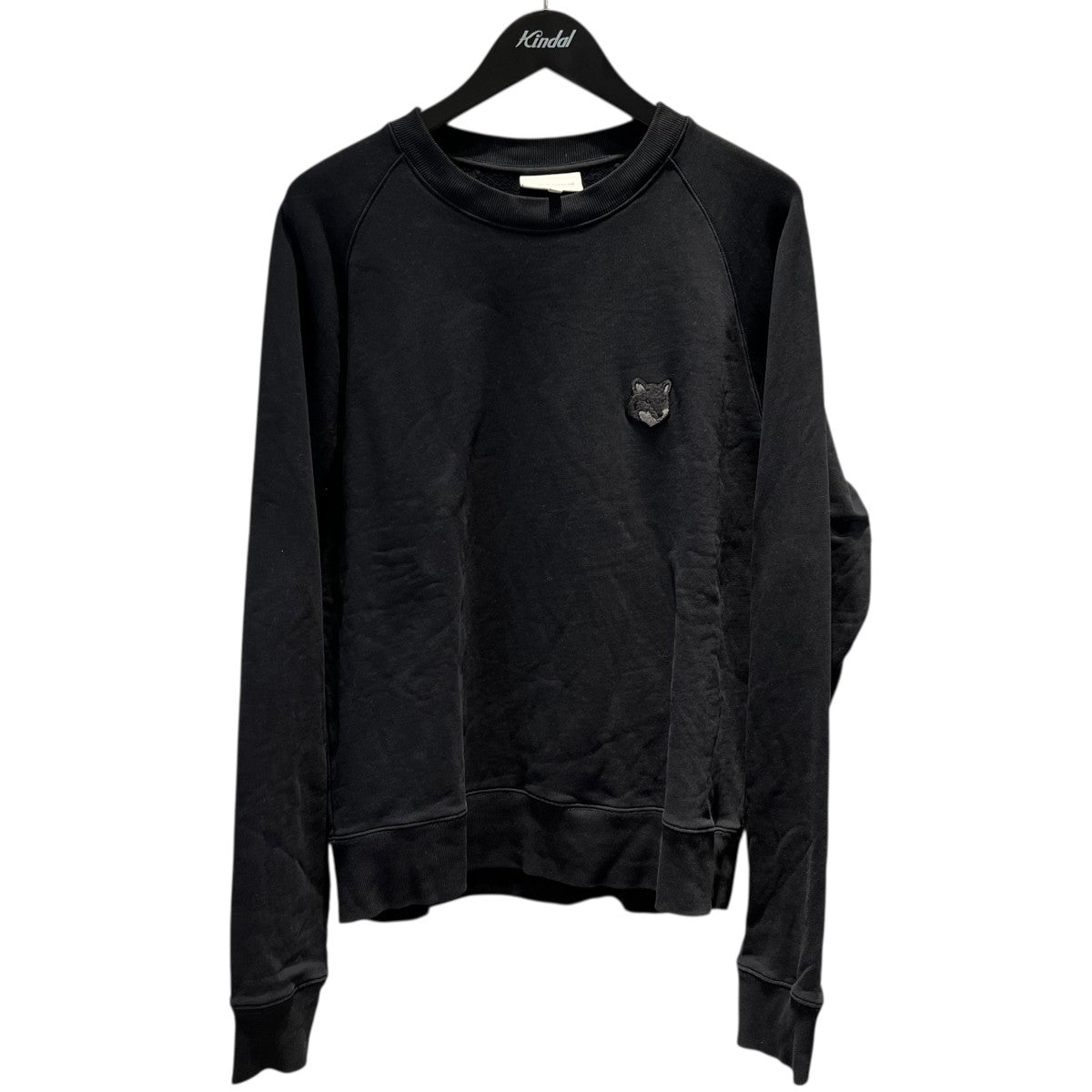 MAISON KITSUNE クルーネックスウェットMM00304kM0001 ﾎﾞｰﾙﾄﾞ ﾌｫｯｸｽﾍｯﾄﾞ ﾊﾟｯﾁ 古着・中古-1枚目のアイテム画像