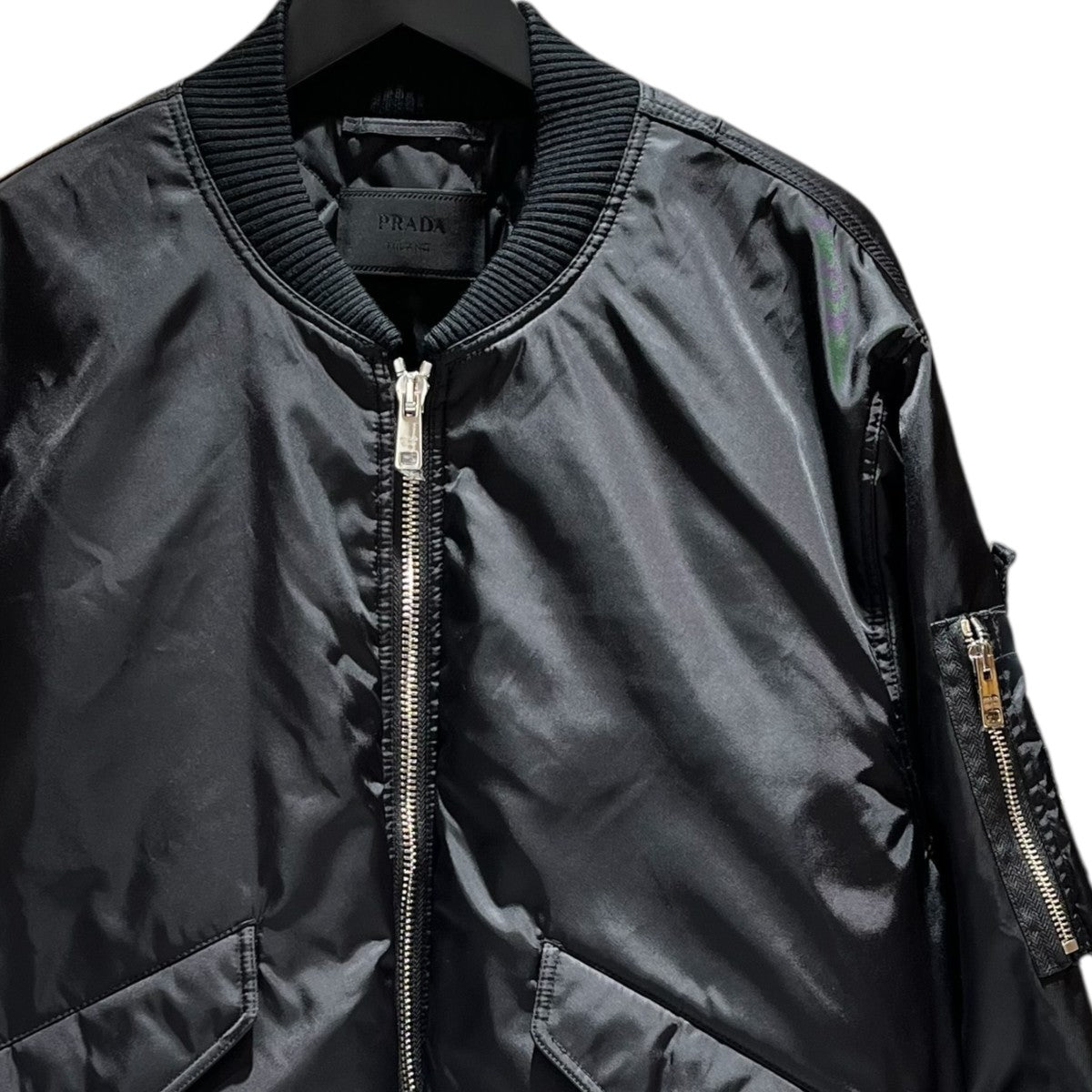 PRADA Re-Nylon ボンバージャケットMA-1ジャケットSGC824 古着・中古-3枚目のアイテム画像
