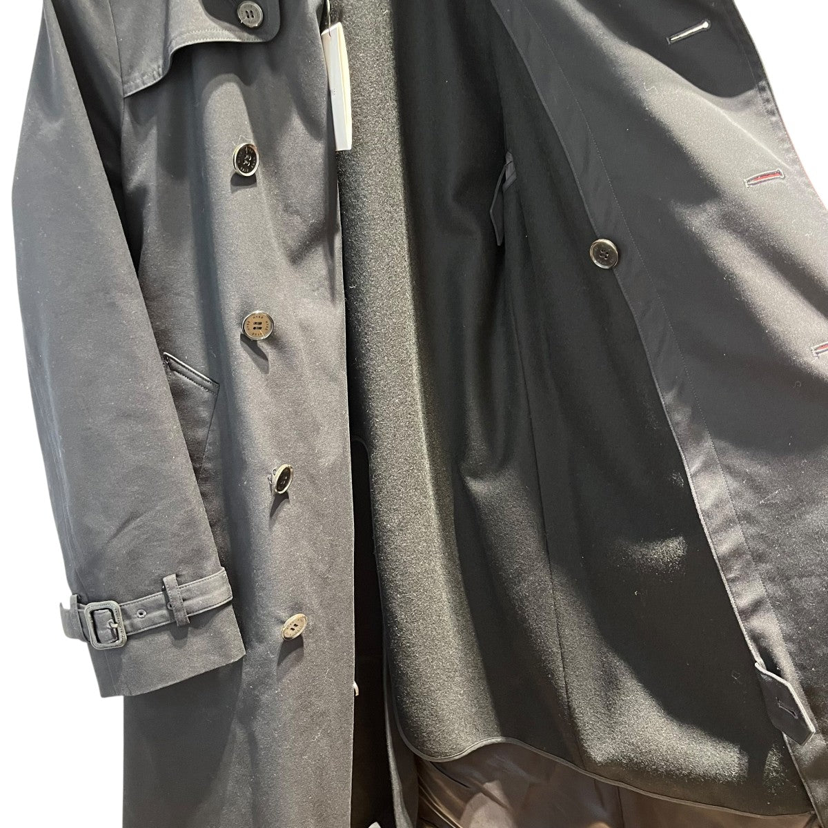 HYKE(ハイク) ライナー付トレンチコート152-17005 152-17005 ネイビー