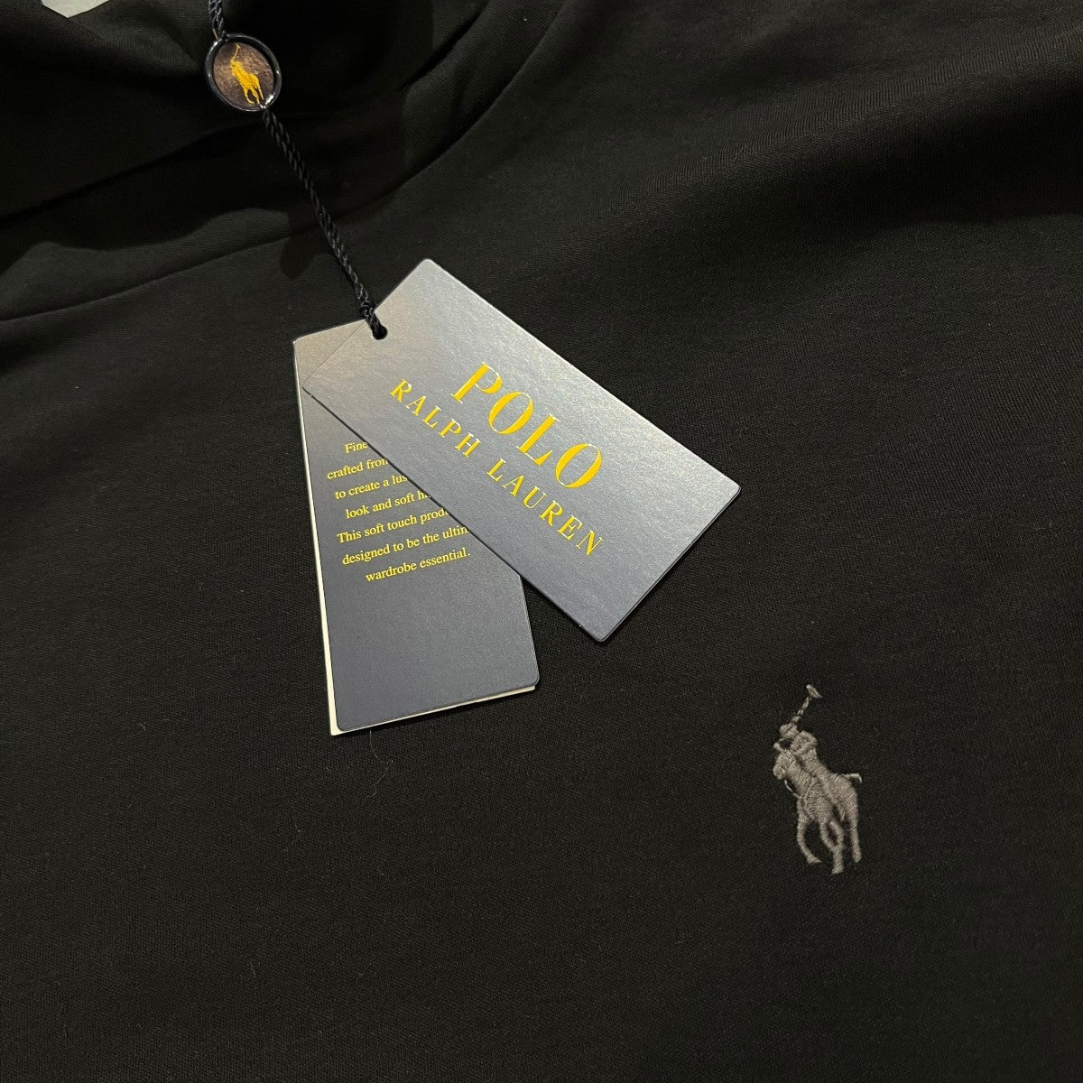Ralph Lauren タートルニット ブラック M ワンポイント POLO RALPH LAUREN(ポロラルフローレン) ワンポイントタートルネック