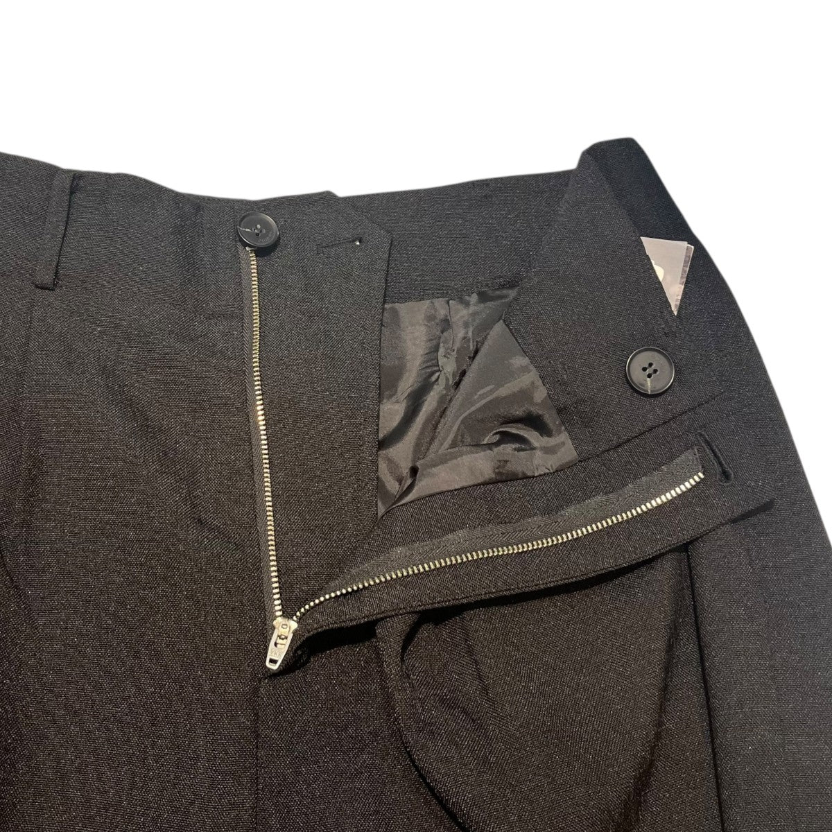 eunoia タックパンツBSD242M201-0020 tapered trouser 古着・中古-3枚目のアイテム画像