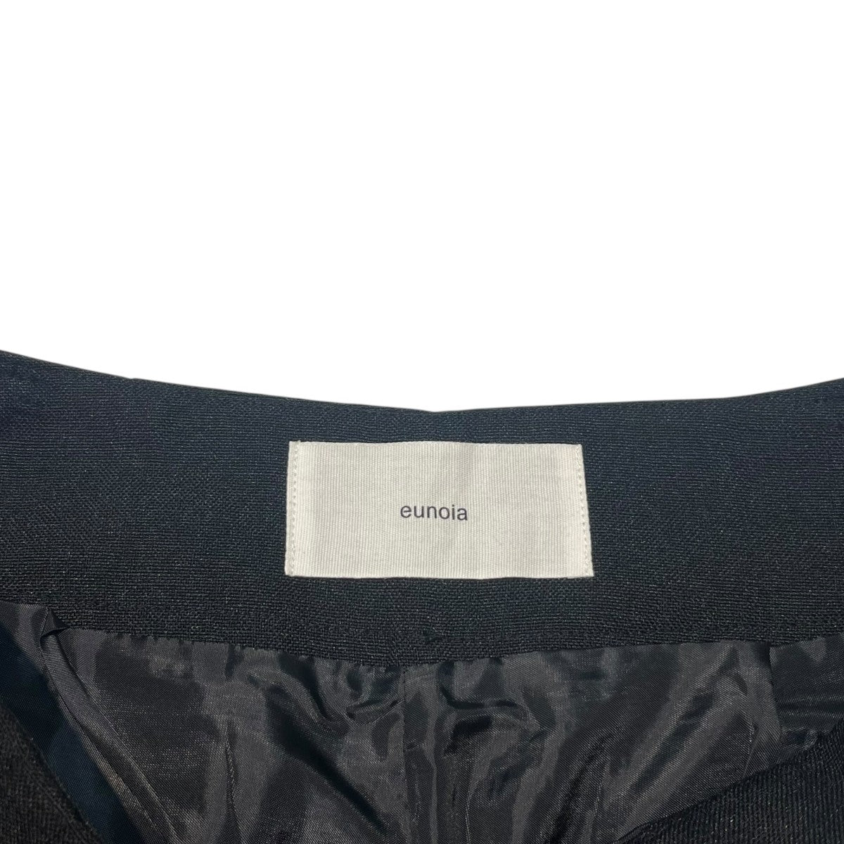 eunoia タックパンツBSD242M201-0020 tapered trouser 古着・中古-4枚目のアイテム画像
