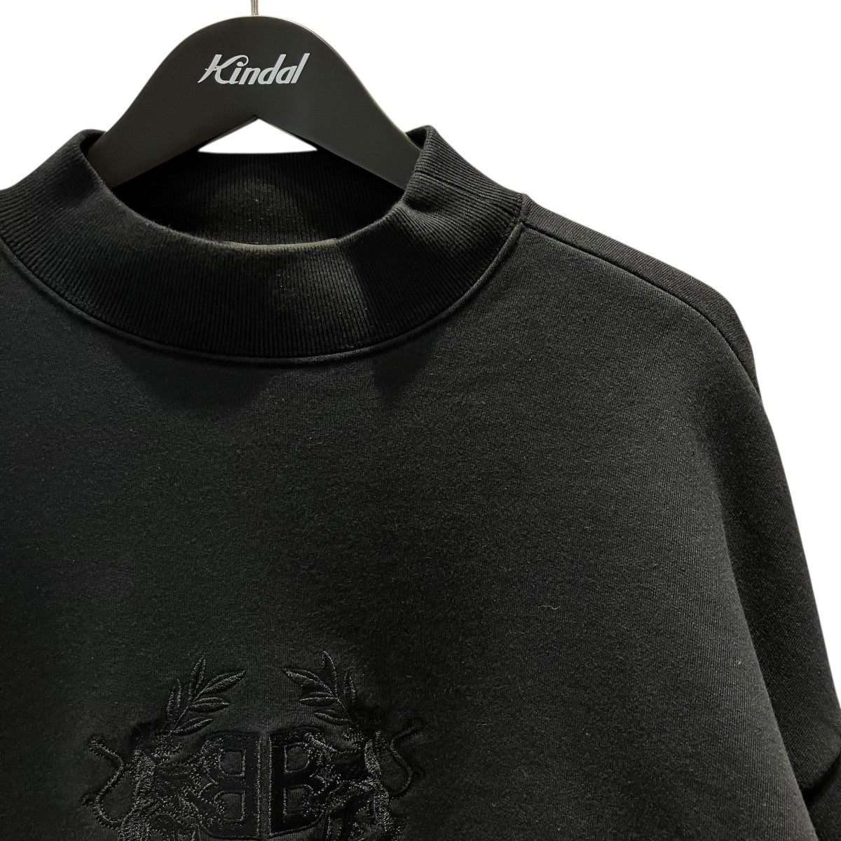 BALENCIAGA(バレンシアガ) BBロゴ刺繍モックネックスウェット656999