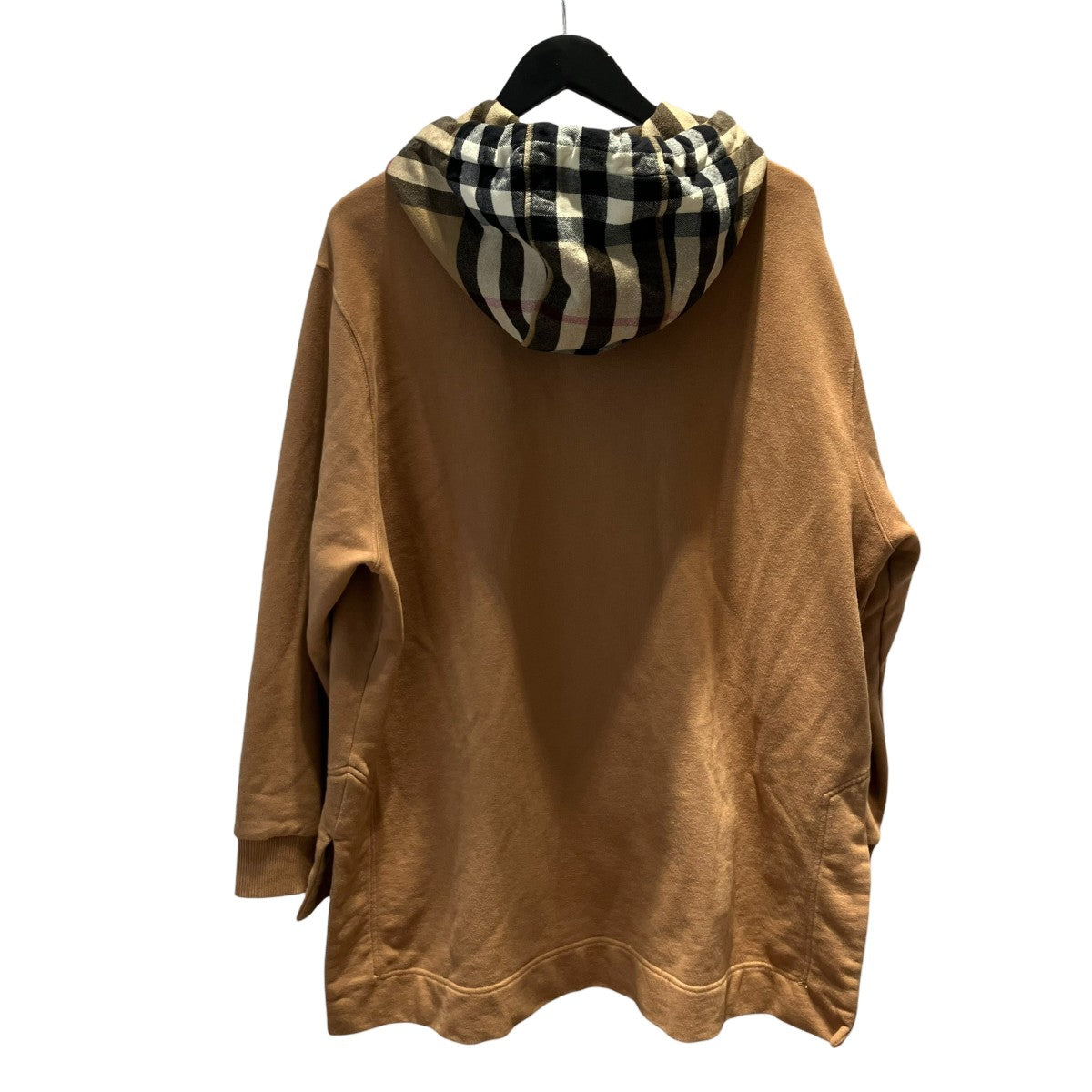 BURBERRY ティッシ期フードチェックジップパーカー8043180 古着・中古-2枚目のアイテム画像