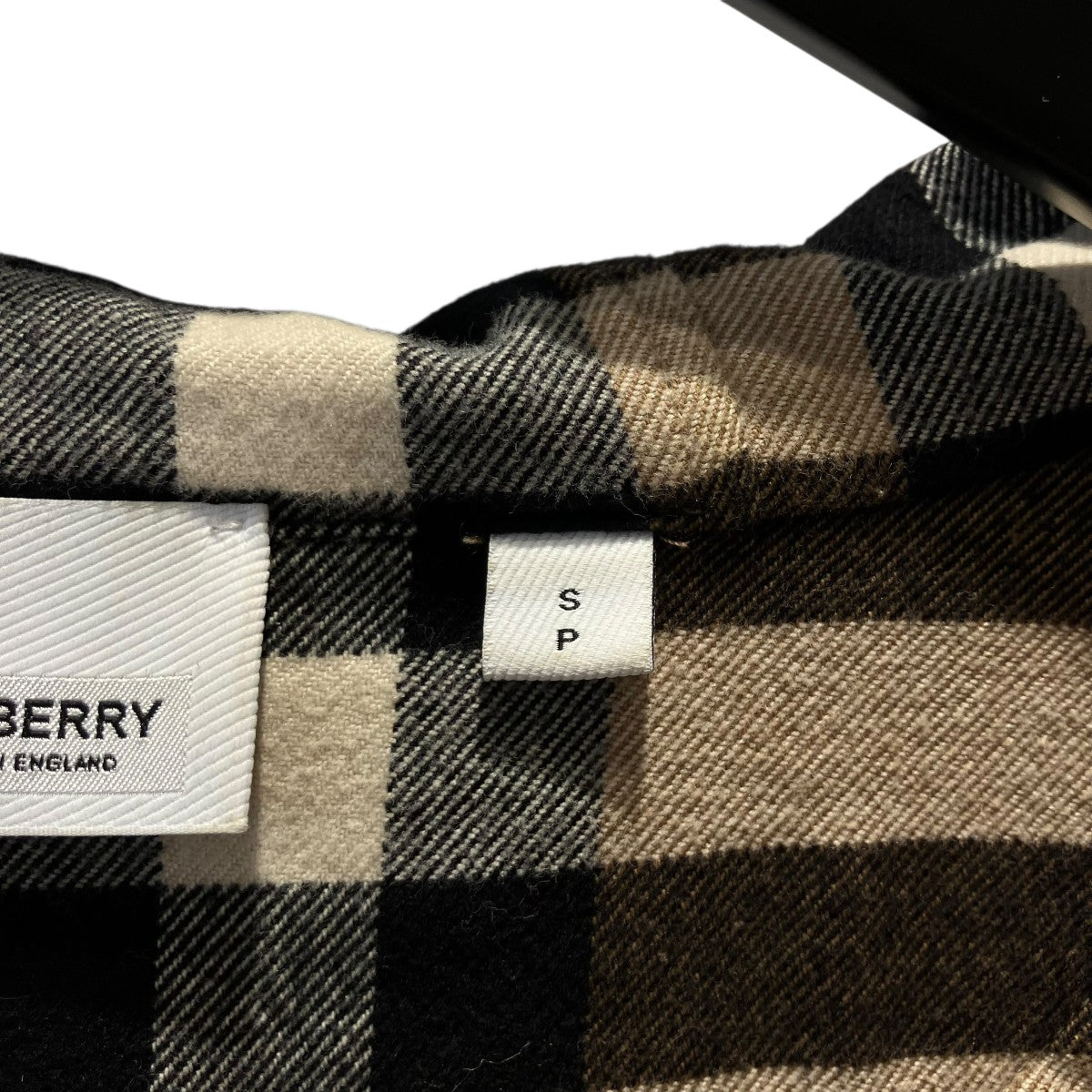 BURBERRY ティッシ期フードチェックジップパーカー8043180 古着・中古-6枚目のアイテム画像