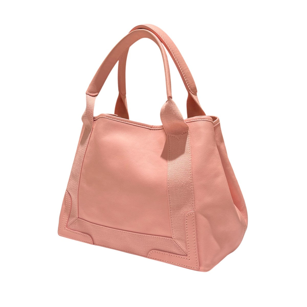 BALENCIAGA ネイビーカバス パンチングロゴ トートバッグ 339933 古着・中古-2枚目のアイテム画像
