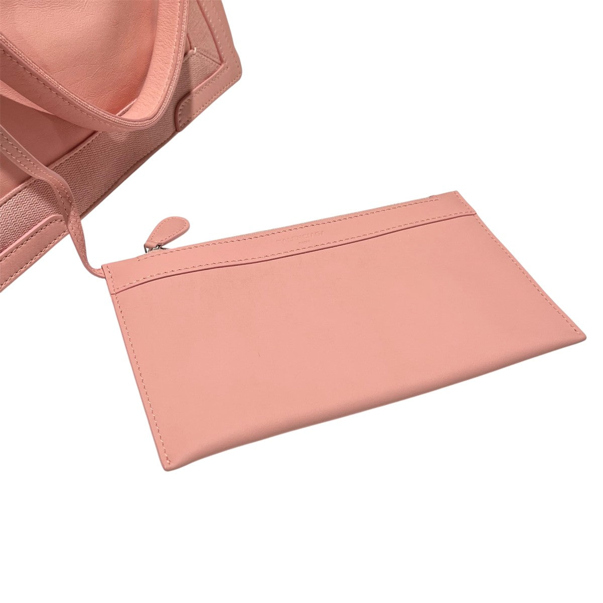 BALENCIAGA ネイビーカバス パンチングロゴ トートバッグ 339933 古着・中古-5枚目のアイテム画像
