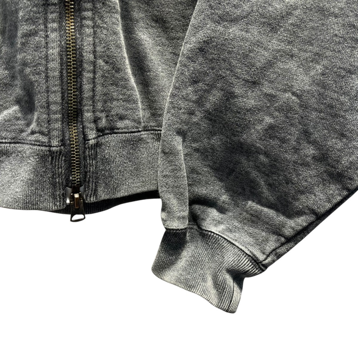 INSCRIRE Zip Bleach Sweat ParkaジップパーカーI24SS-BC79B 古着・中古-4枚目のアイテム画像