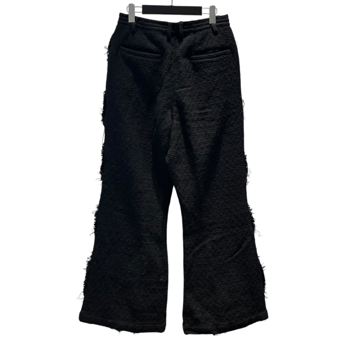 NOT CONVENTIONAL タックパンツN25-002-BLK Ivy line tweed pant 古着・中古-2枚目のアイテム画像